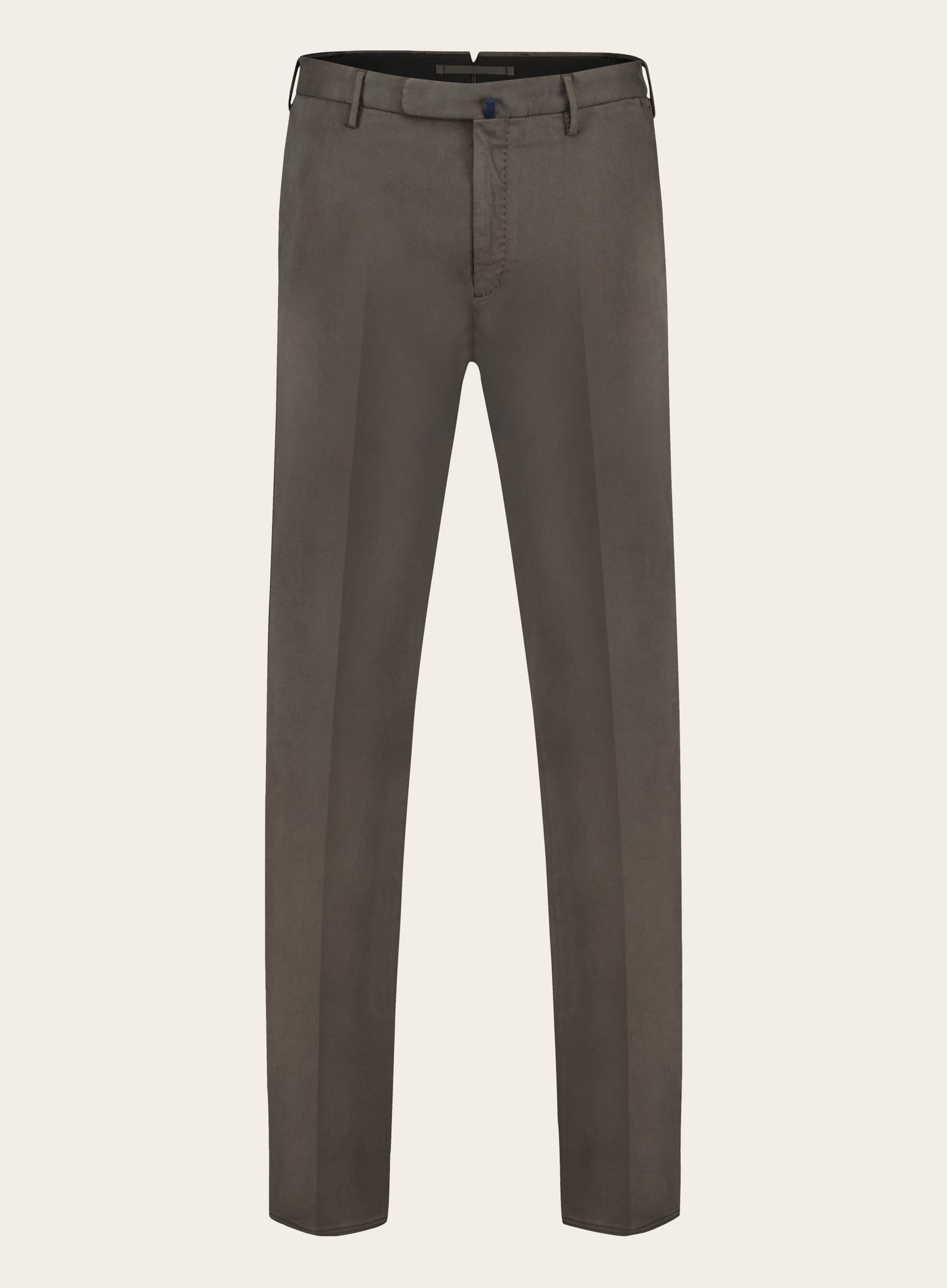 Slim-fit chino van katoen | D.Grijs