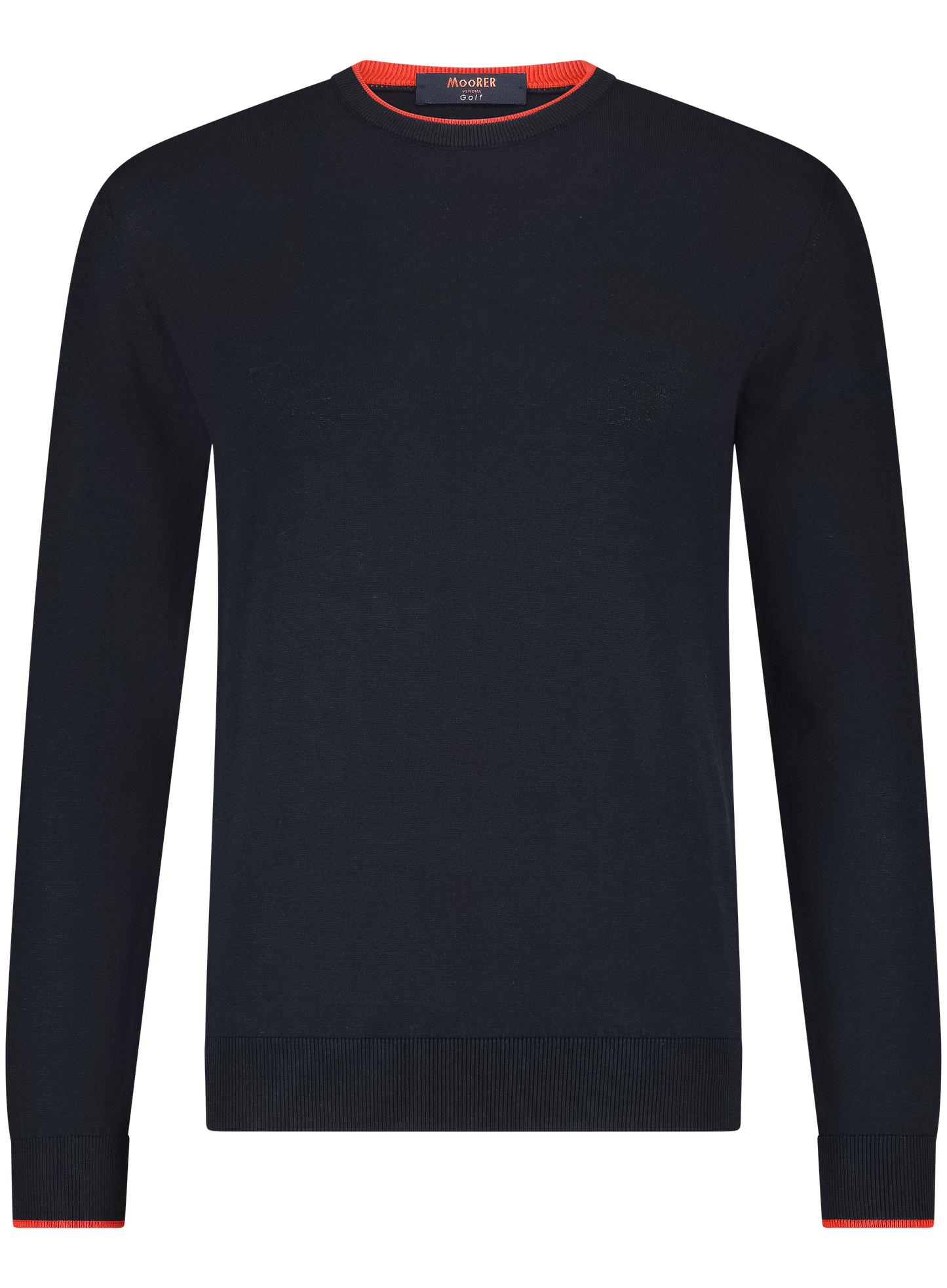 Crewneck van katoen en zijde | BLUE NAVY