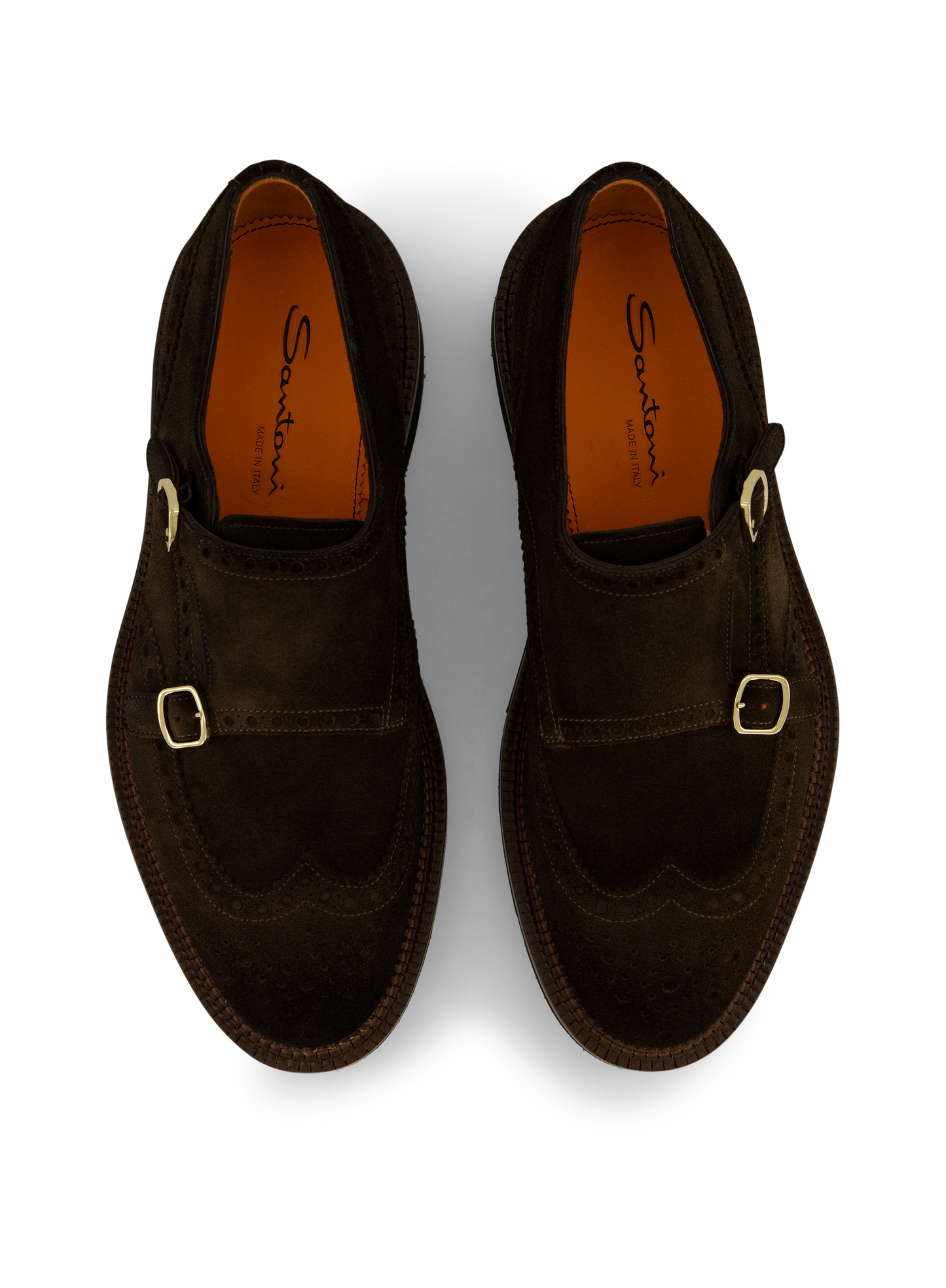 Dubbele gesp brogue-schoen | D.Bruin