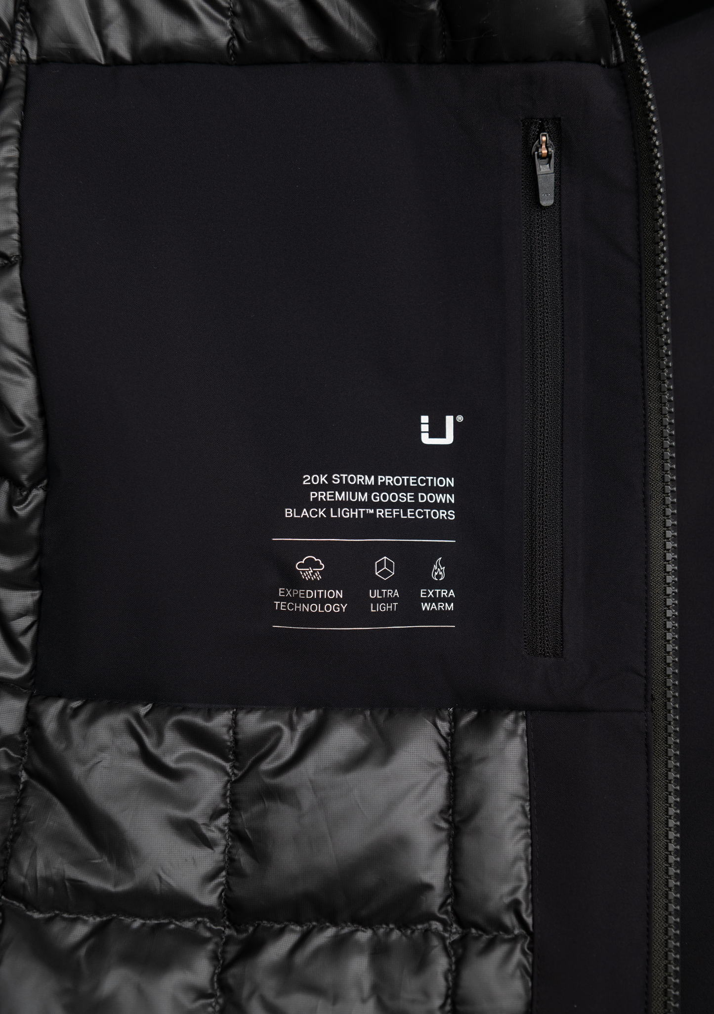 Waterafstotende parka | FULL_WIDTH | Zwart