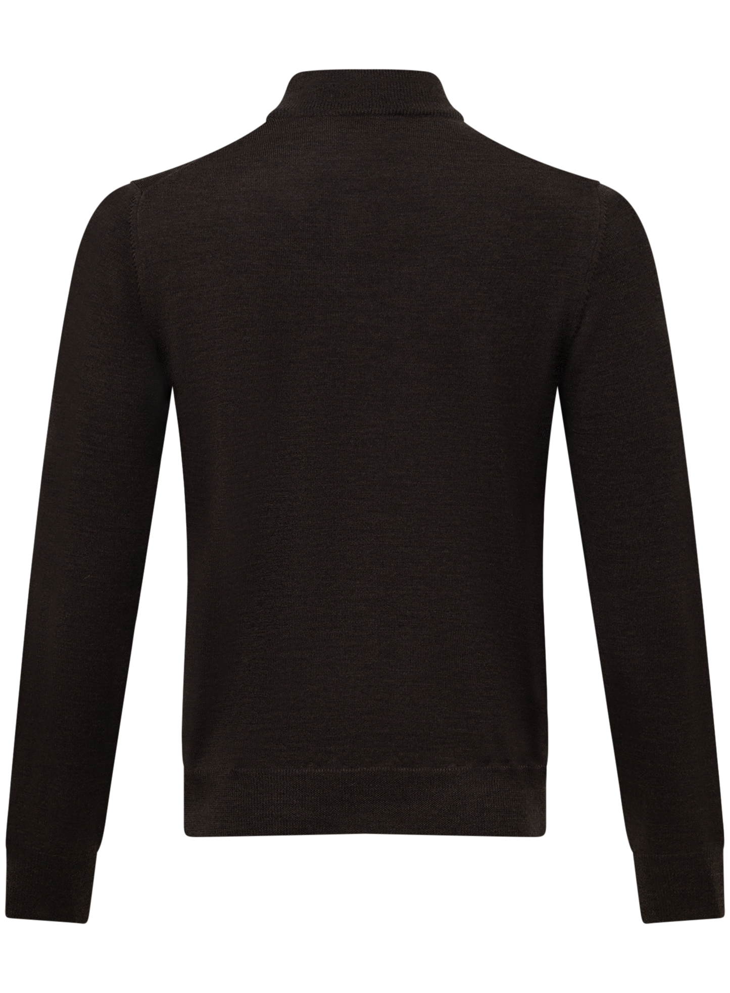 Mockneck trui van virgin wol | FULL_WIDTH | Bruin