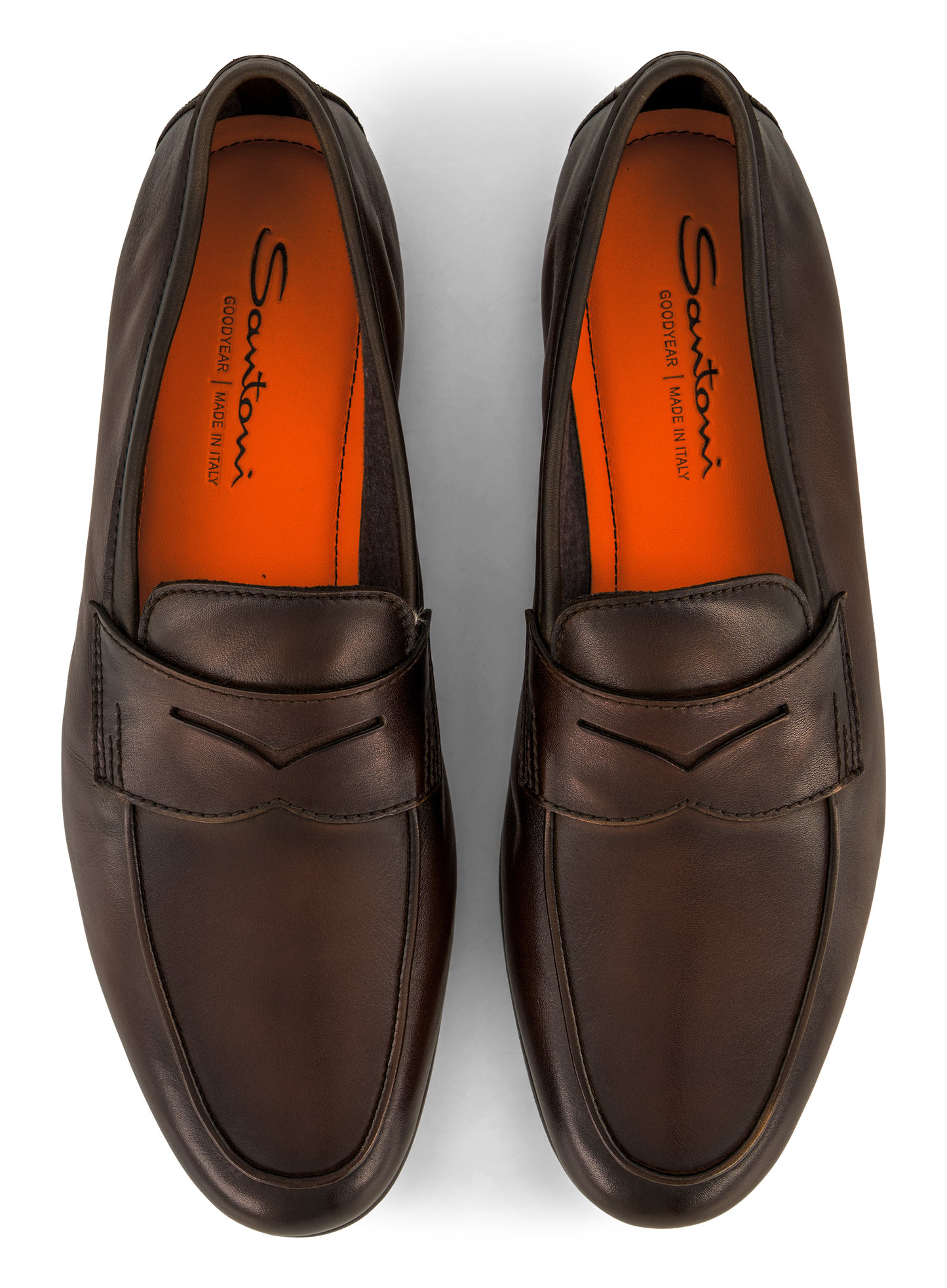 Penny loafers van leer | D.Bruin