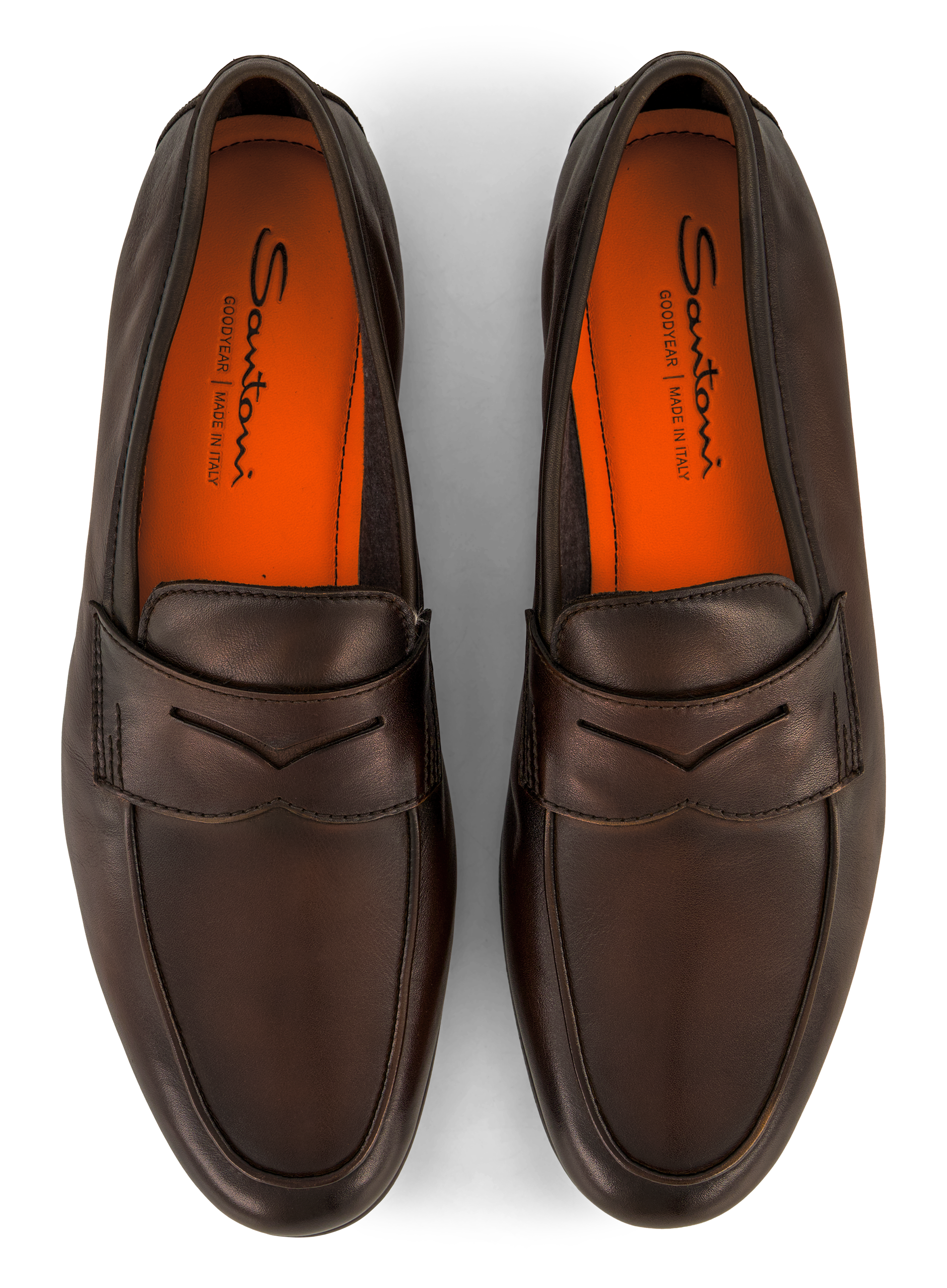 Penny loafers van leer | D.Bruin