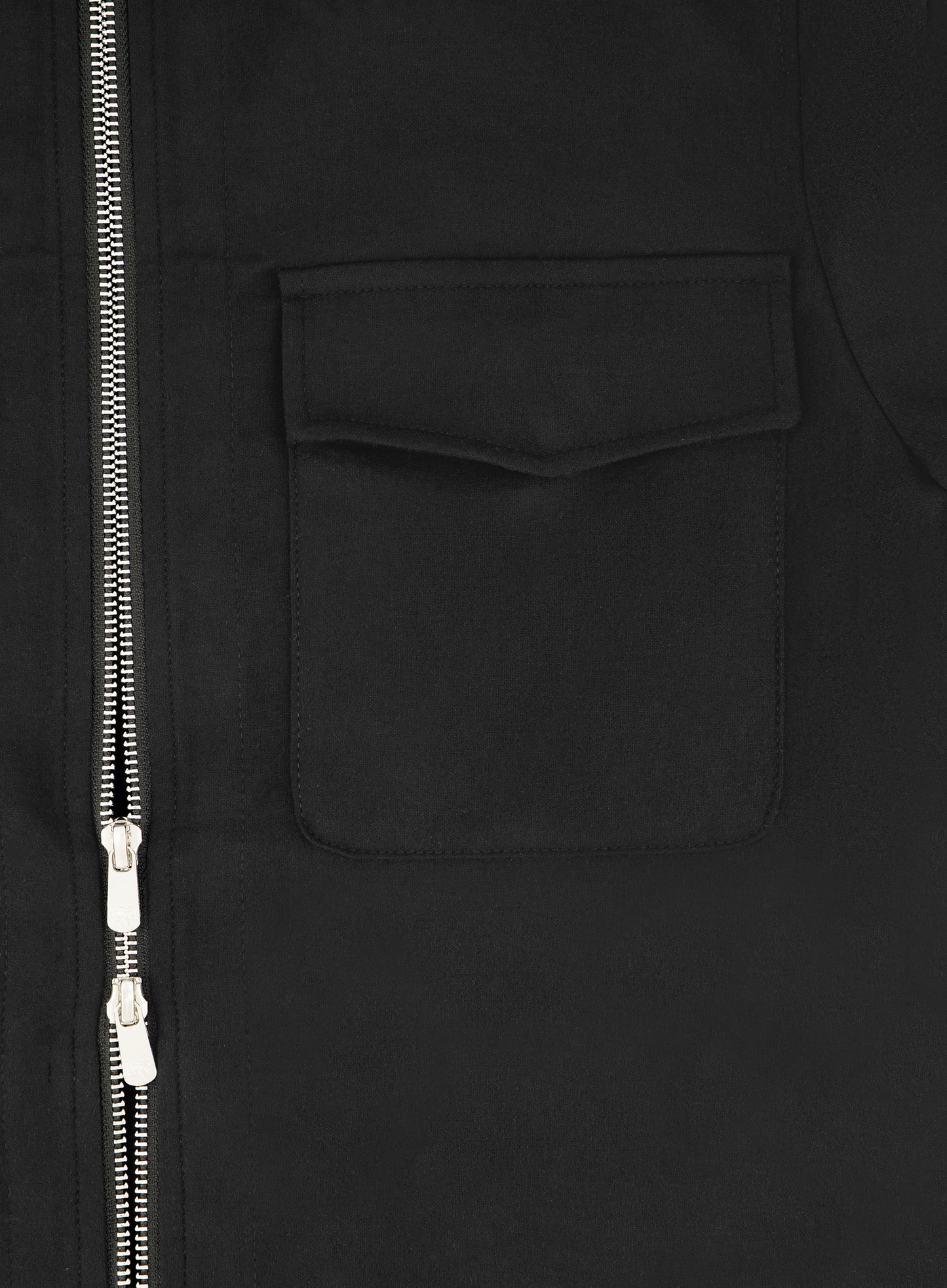 Urus overshirt van wol en cashmere | FULL_WIDTH | Zwart