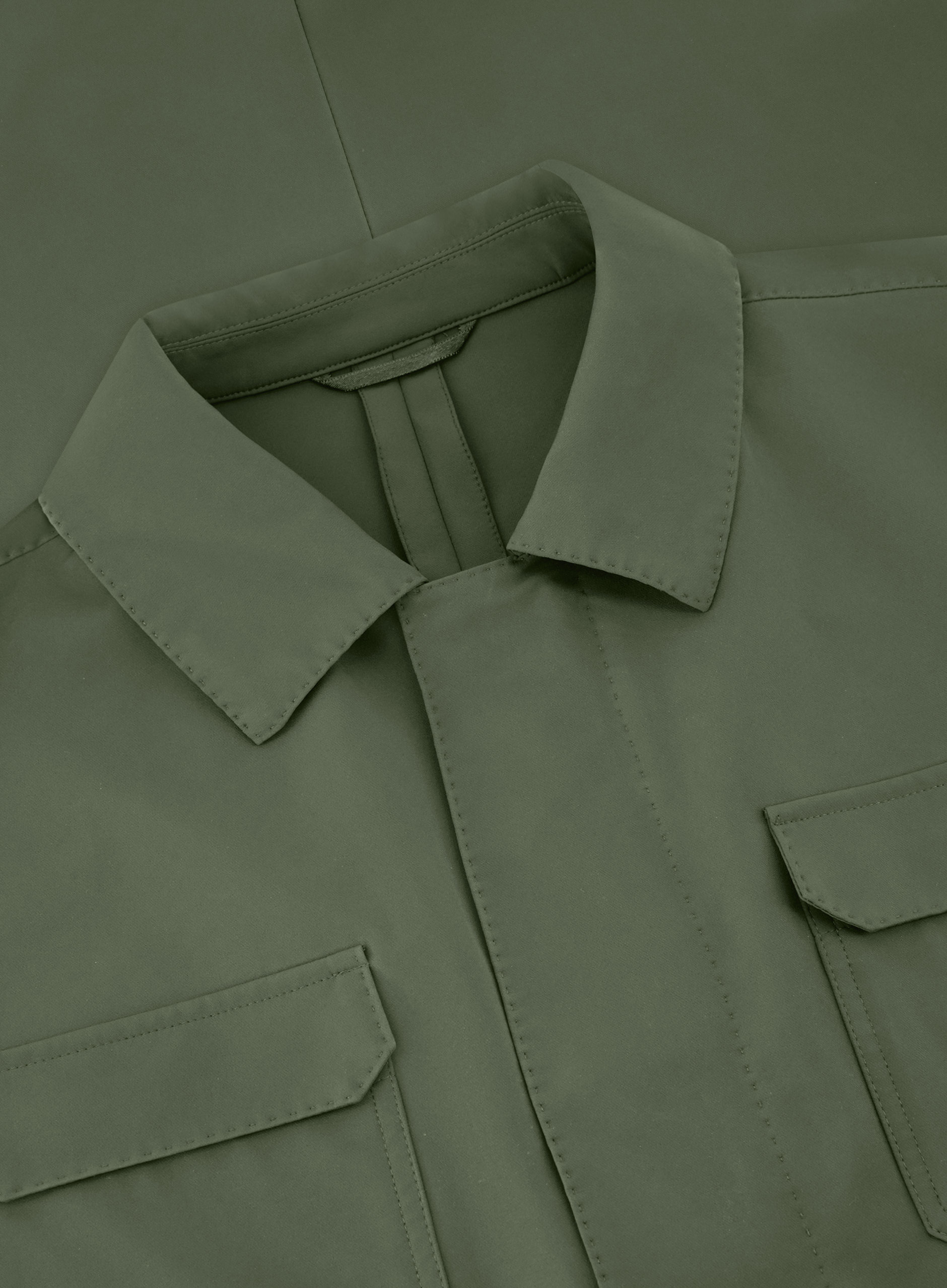 Tech field jacket | FULL_WIDTH | Groen
