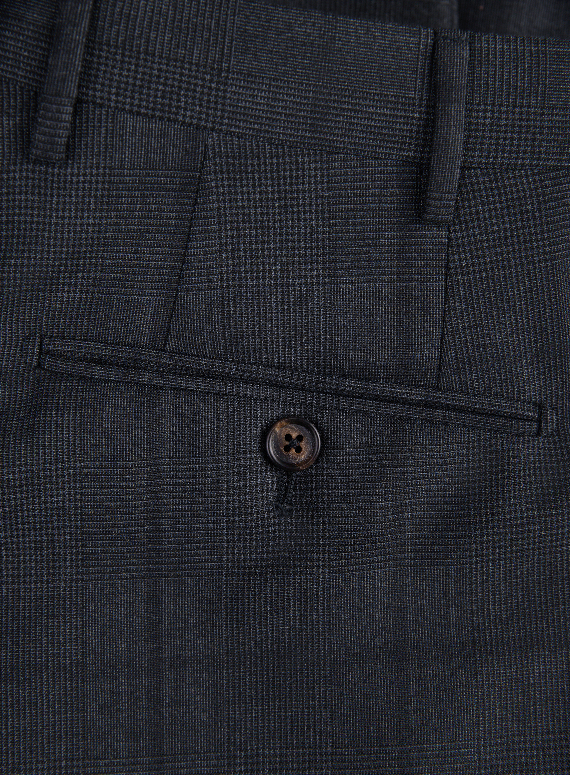 Geruit pak van wol | FULL_WIDTH | Blauw