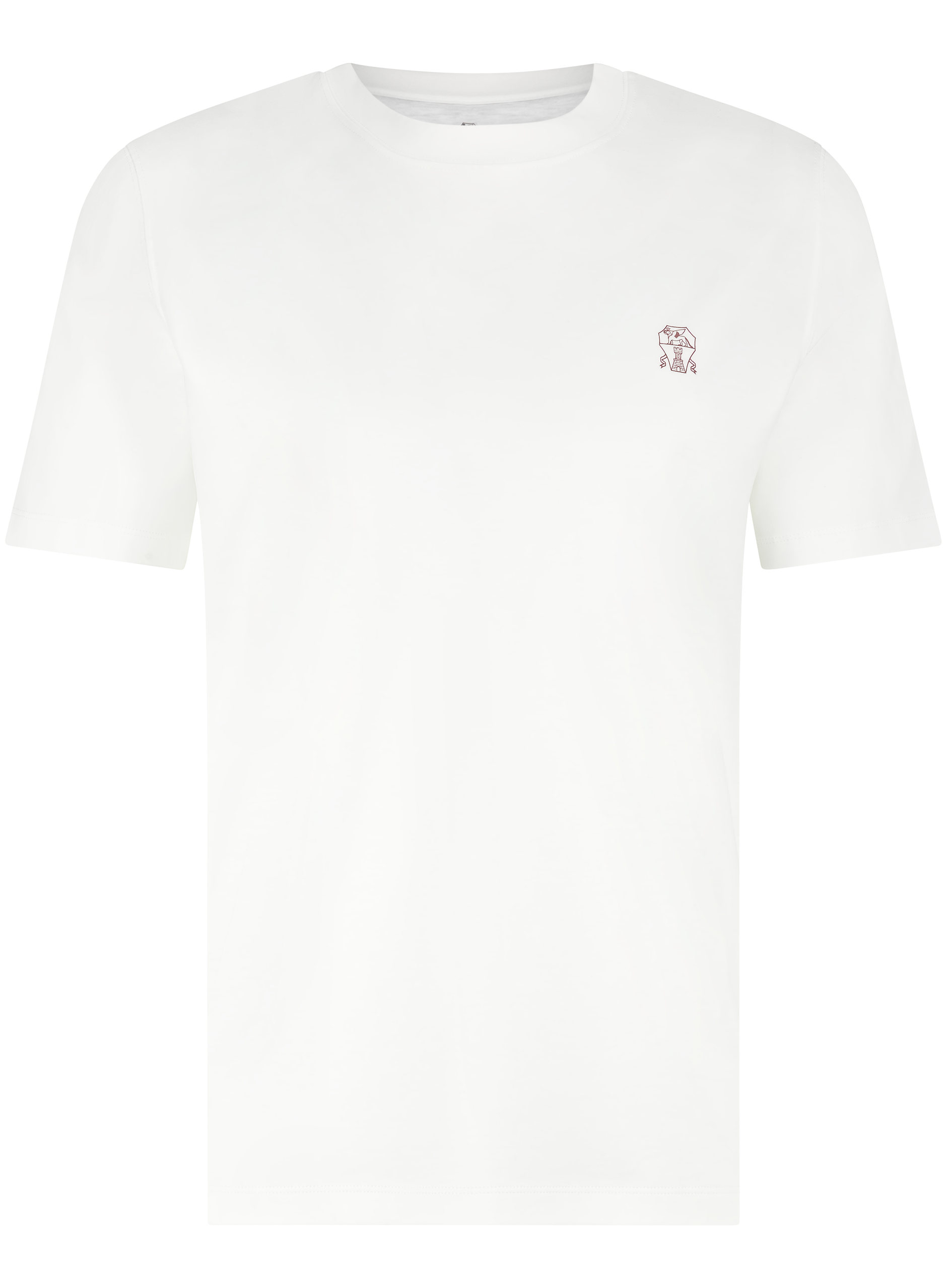 T-shirt van katoen | Wit