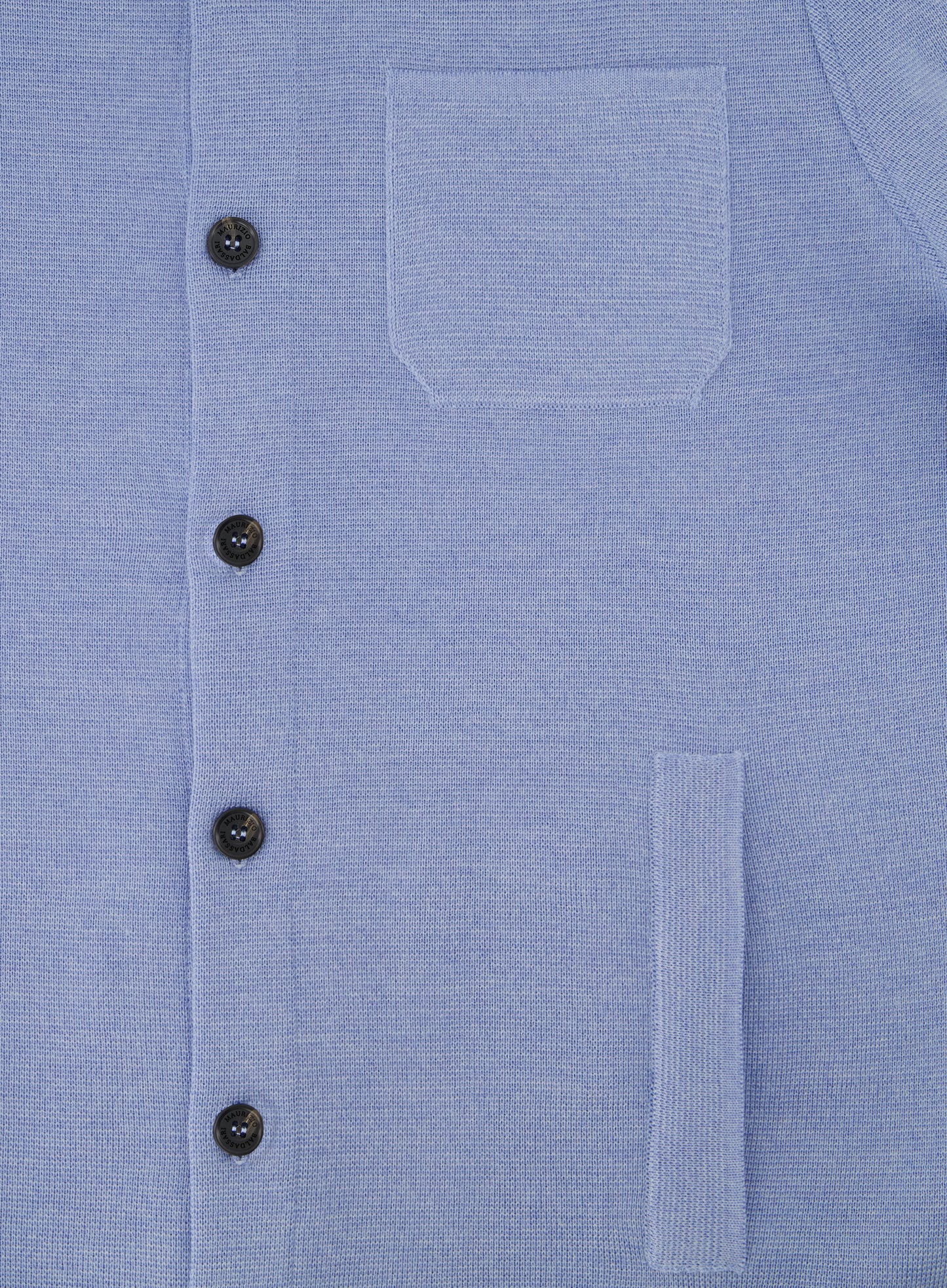 Overshirt van scheerwol | L.Blauw