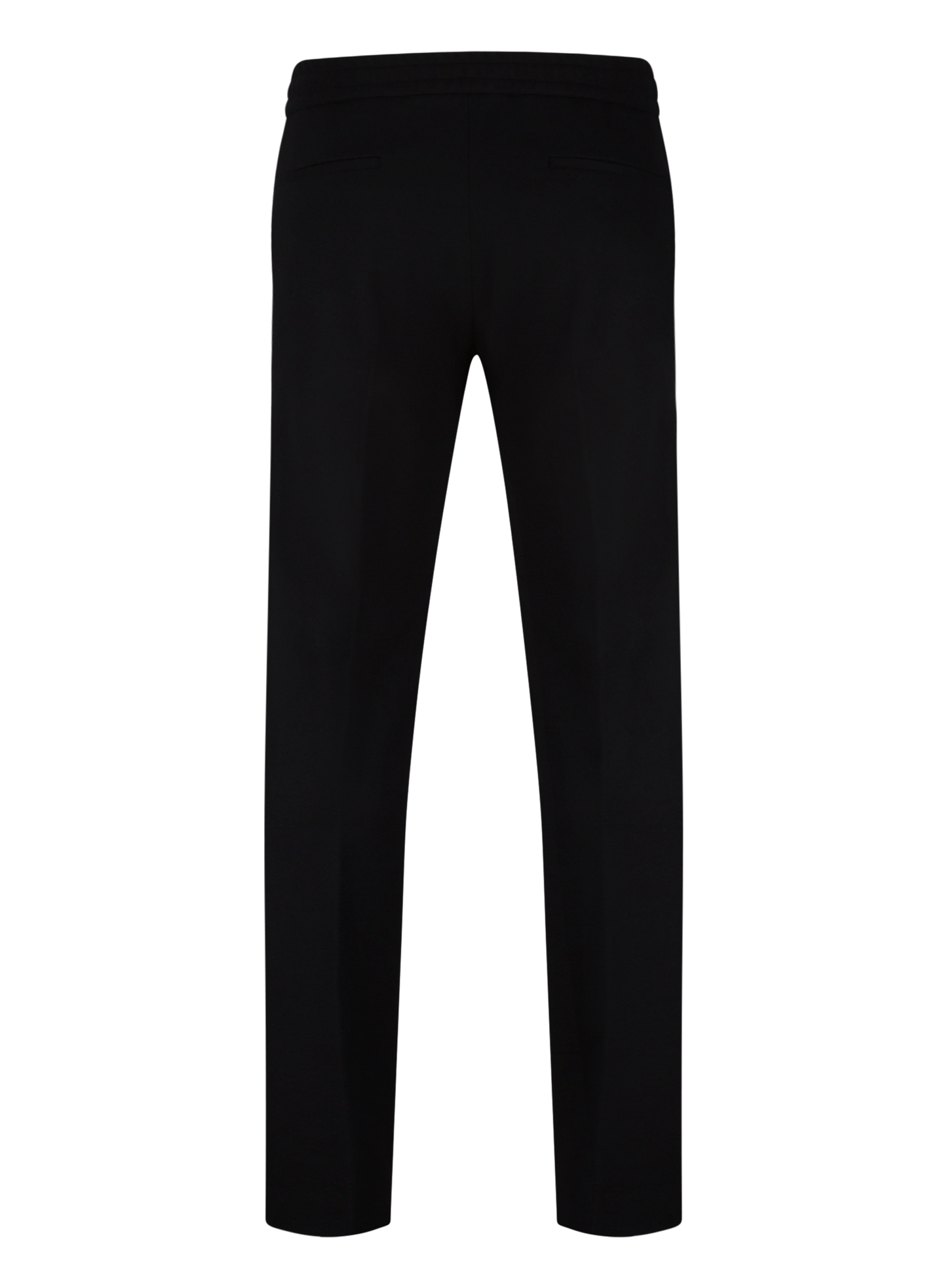 Jog pantalon van virgin wol | Zwart