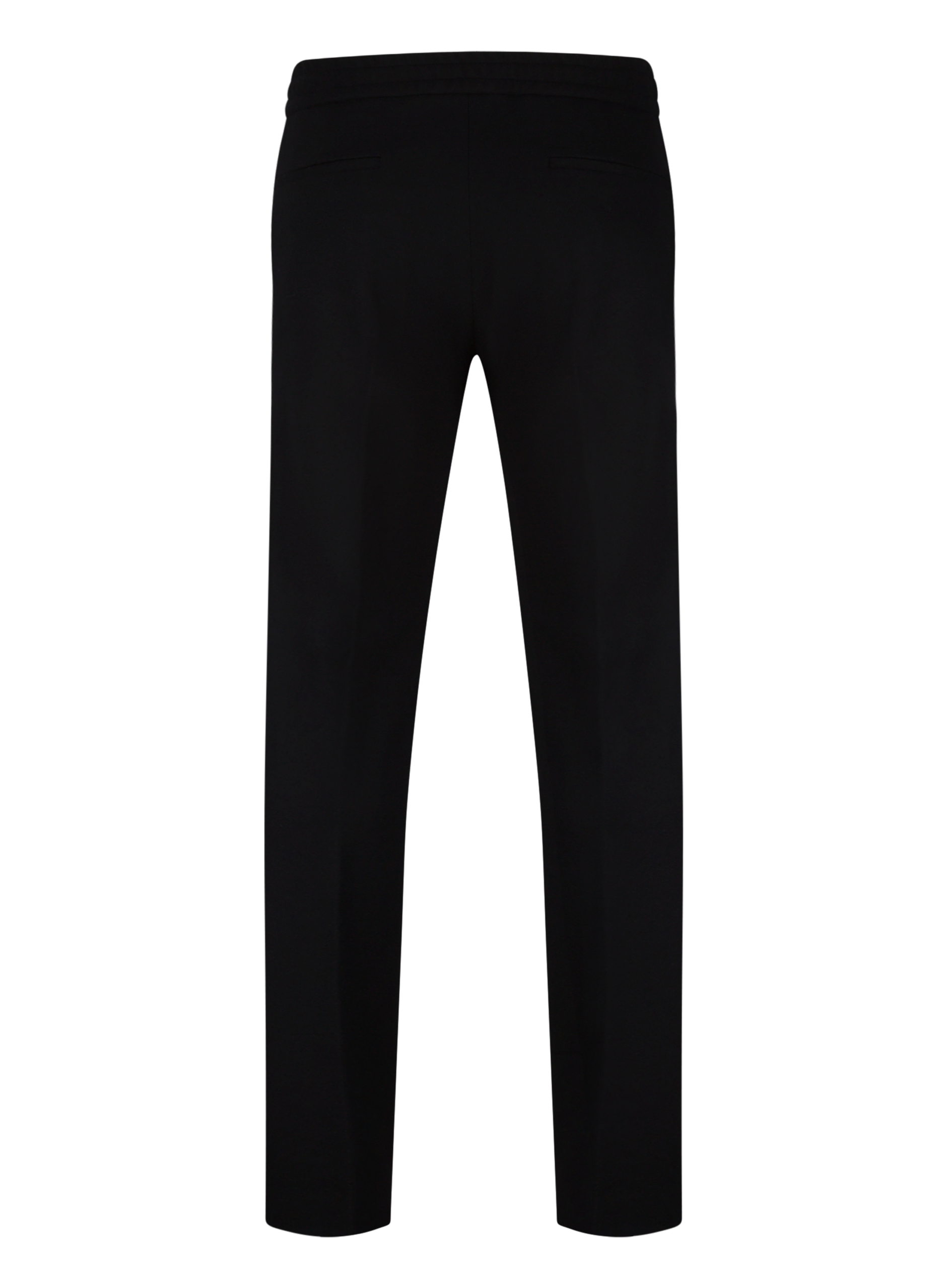 Jog pantalon van virgin wol | Zwart