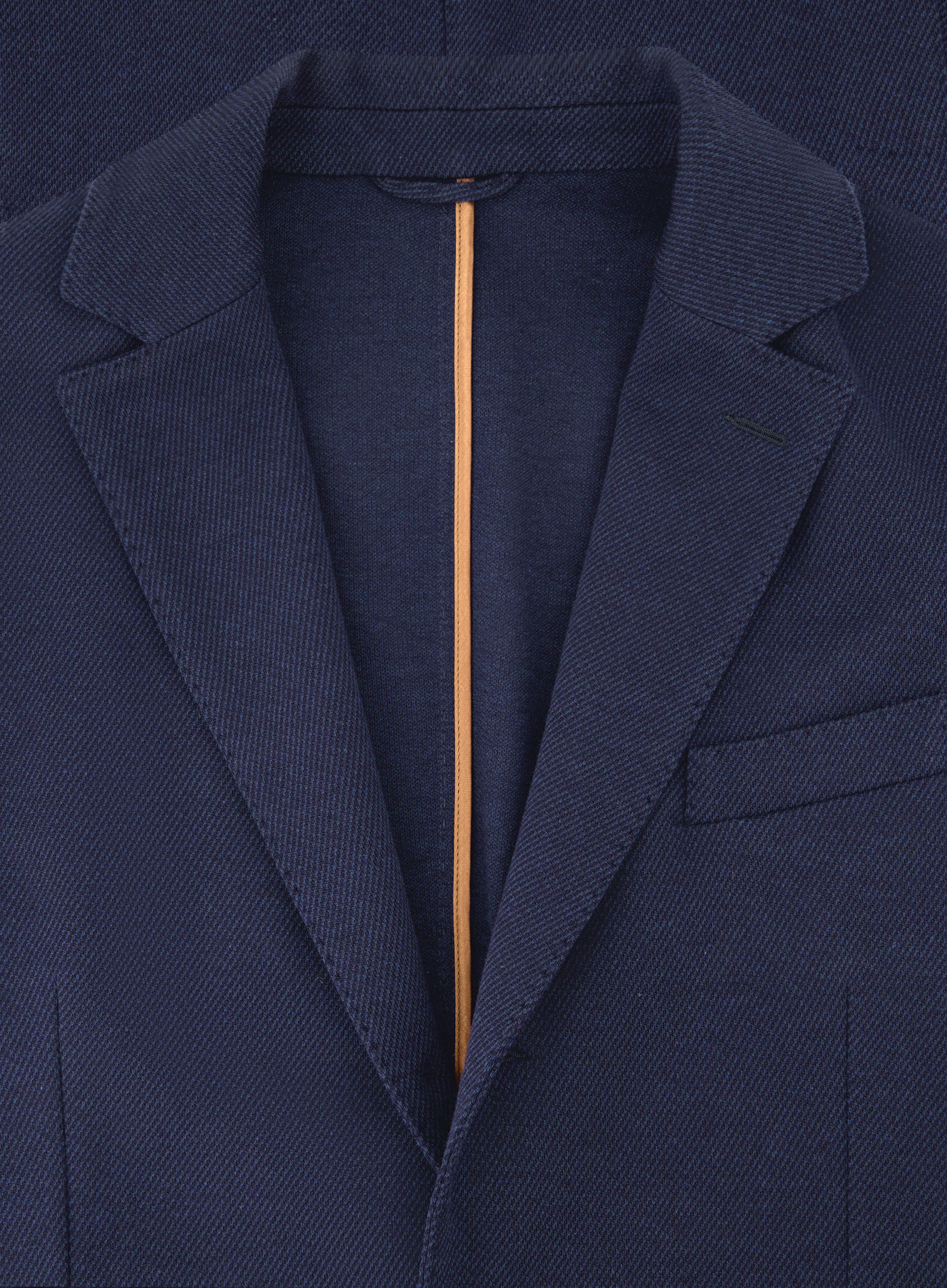 Jasje van wol en katoen | FULL_WIDTH | BLUE NAVY