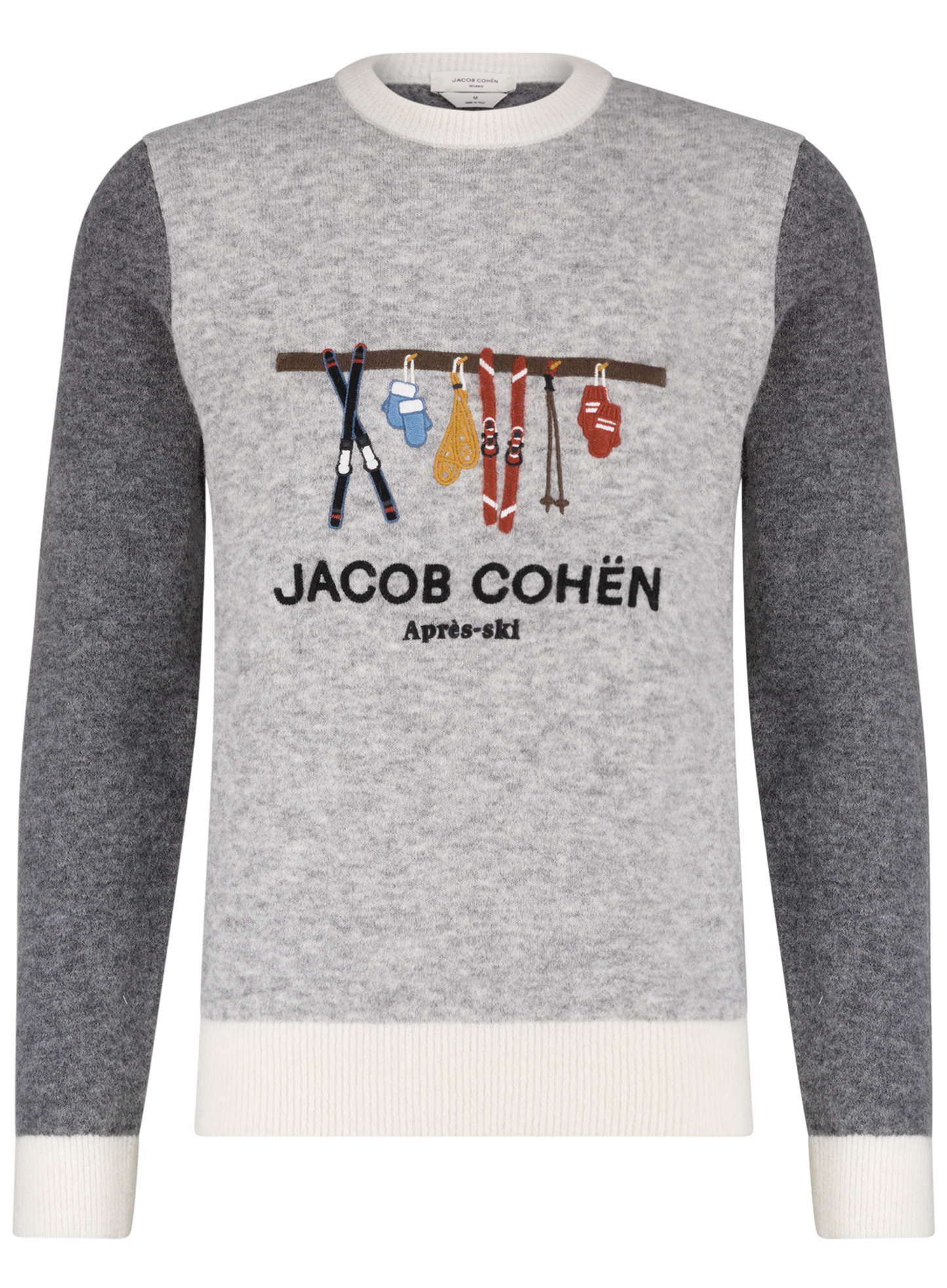 Après-ski sweater van alpaca- en merinowol | Multicolor