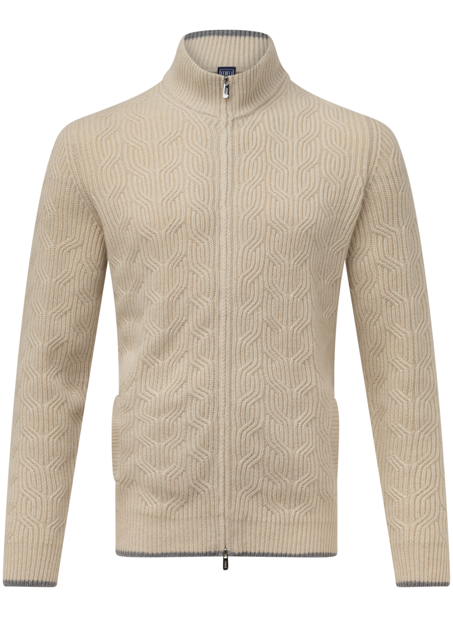 Cashmere zago ritsvest | Beige