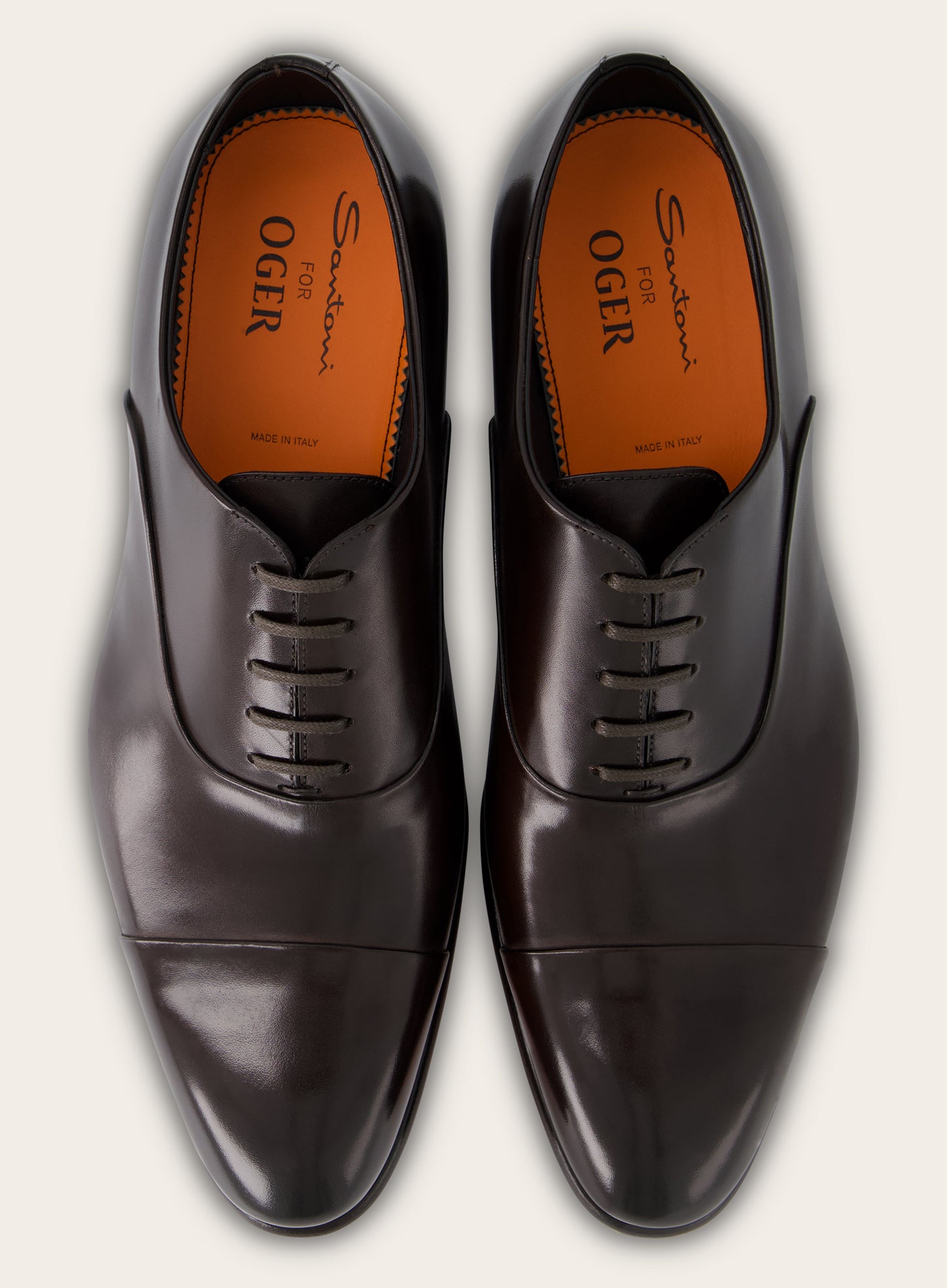Laklederen Carter oxford veterschoenen | D.Bruin