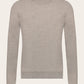 Slim-fit cashmere-zijde ritsvest | Taupe