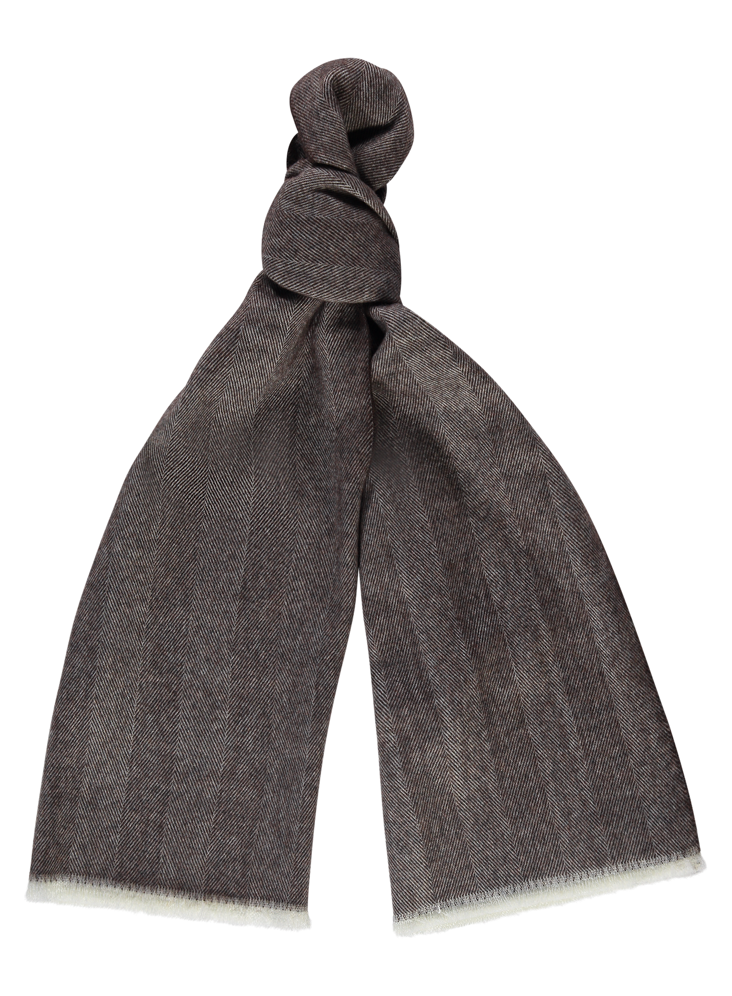 Shawl van wol | Bruin