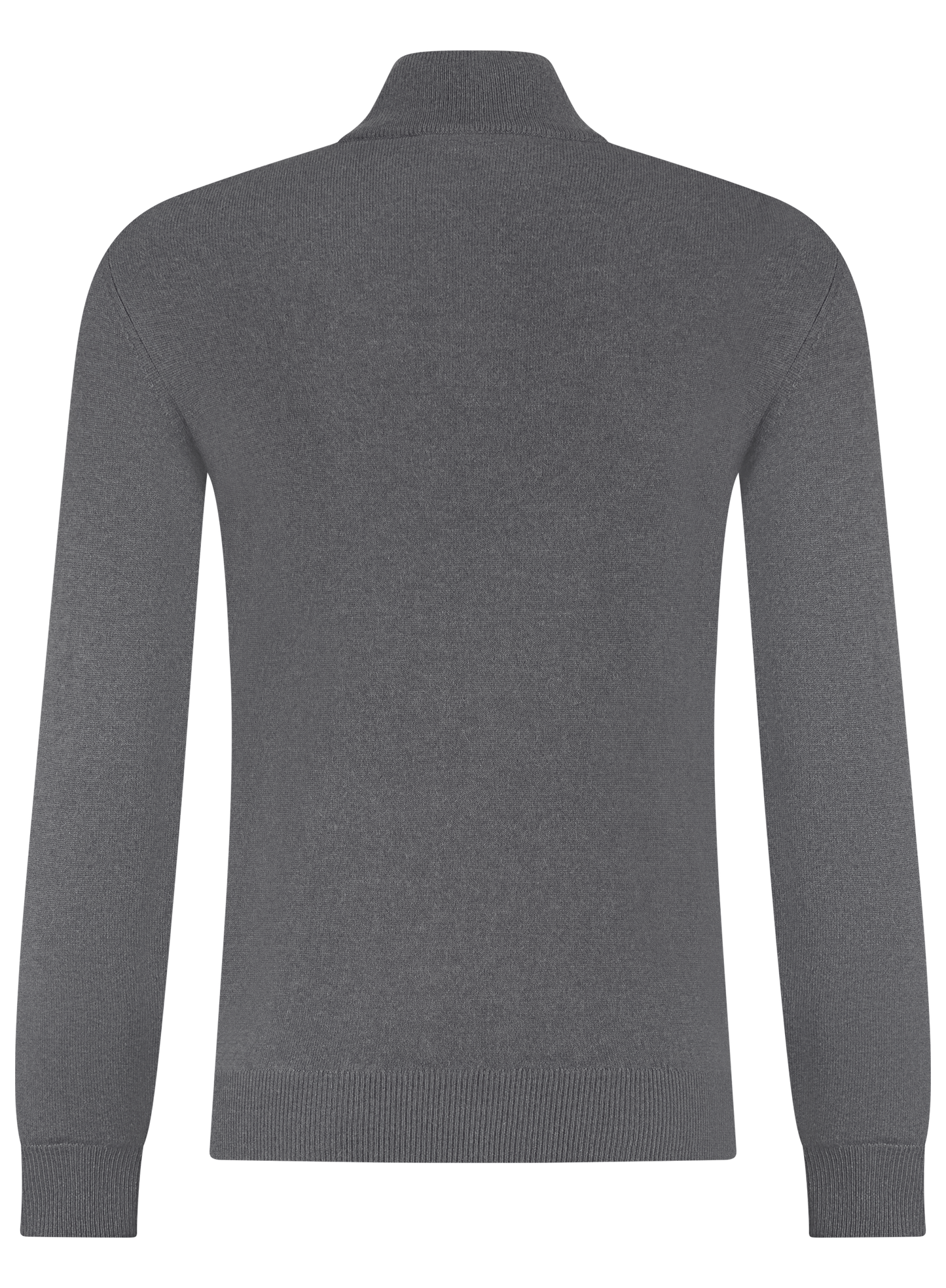 Half-zip trui van cashmere | M.Grijs