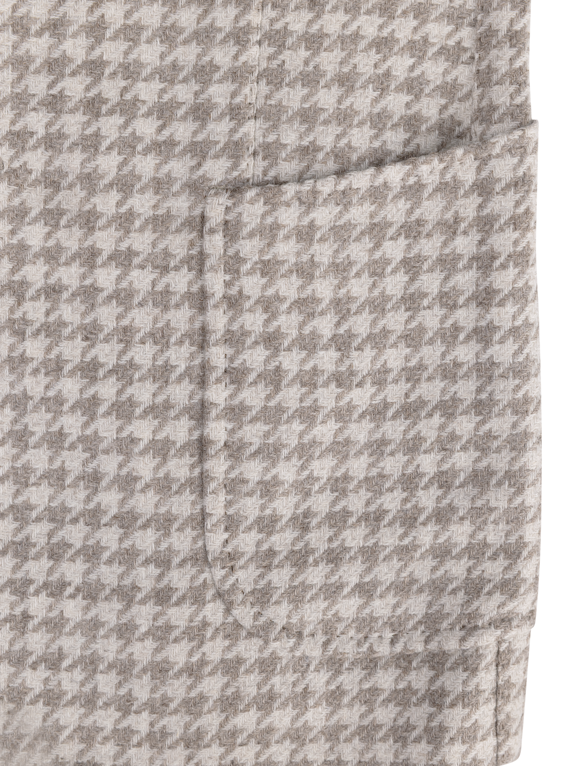 Pied-de-poule jasje van wol en cashmere | FULL_WIDTH | Beige