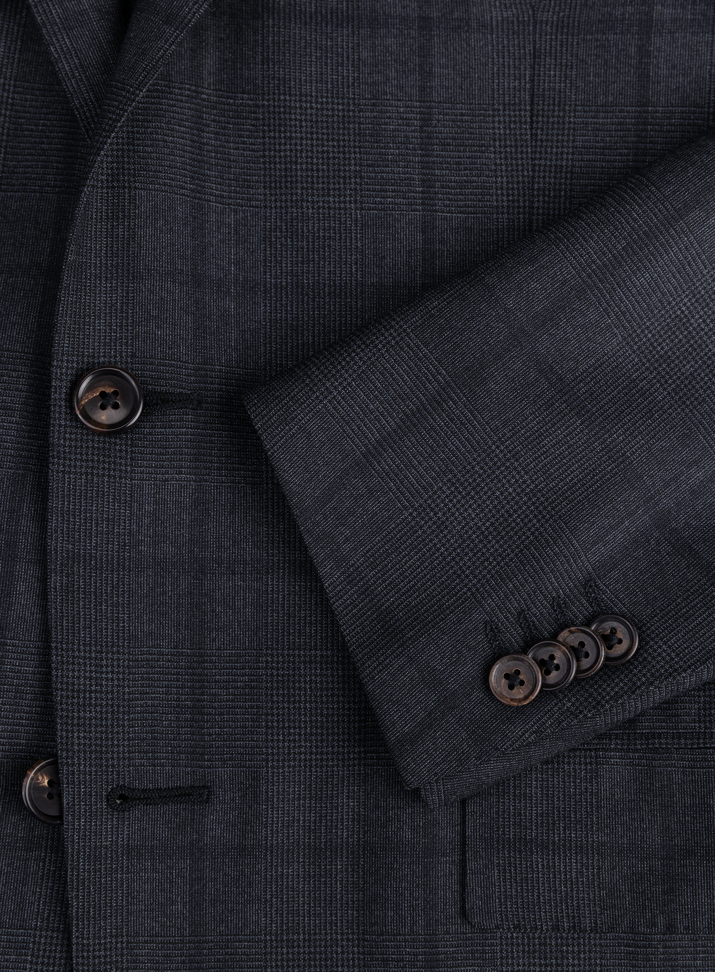 Geruit pak van wol | FULL_WIDTH | Blauw