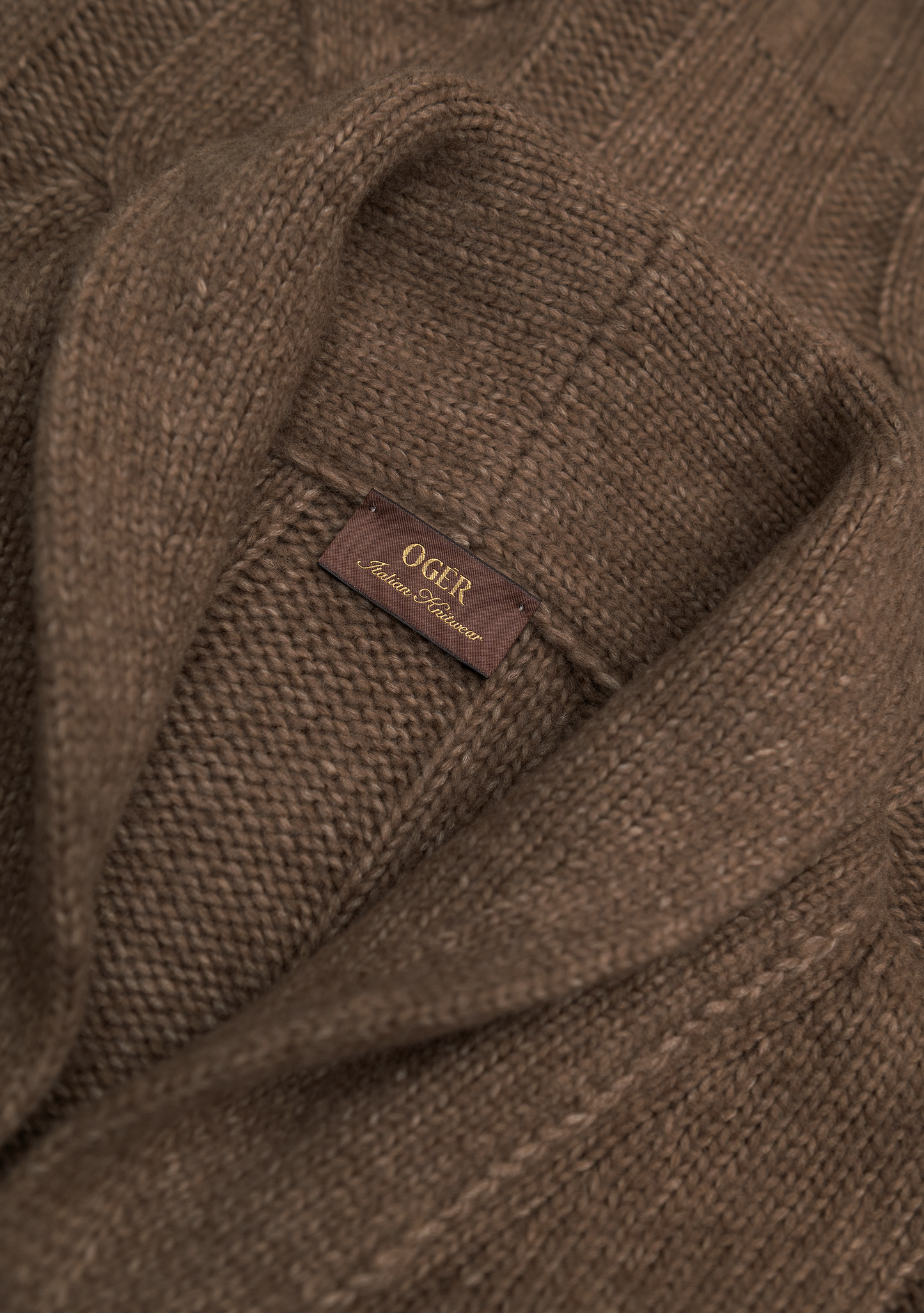 Cardigan van virgin wol | FULL_WIDTH | Beige