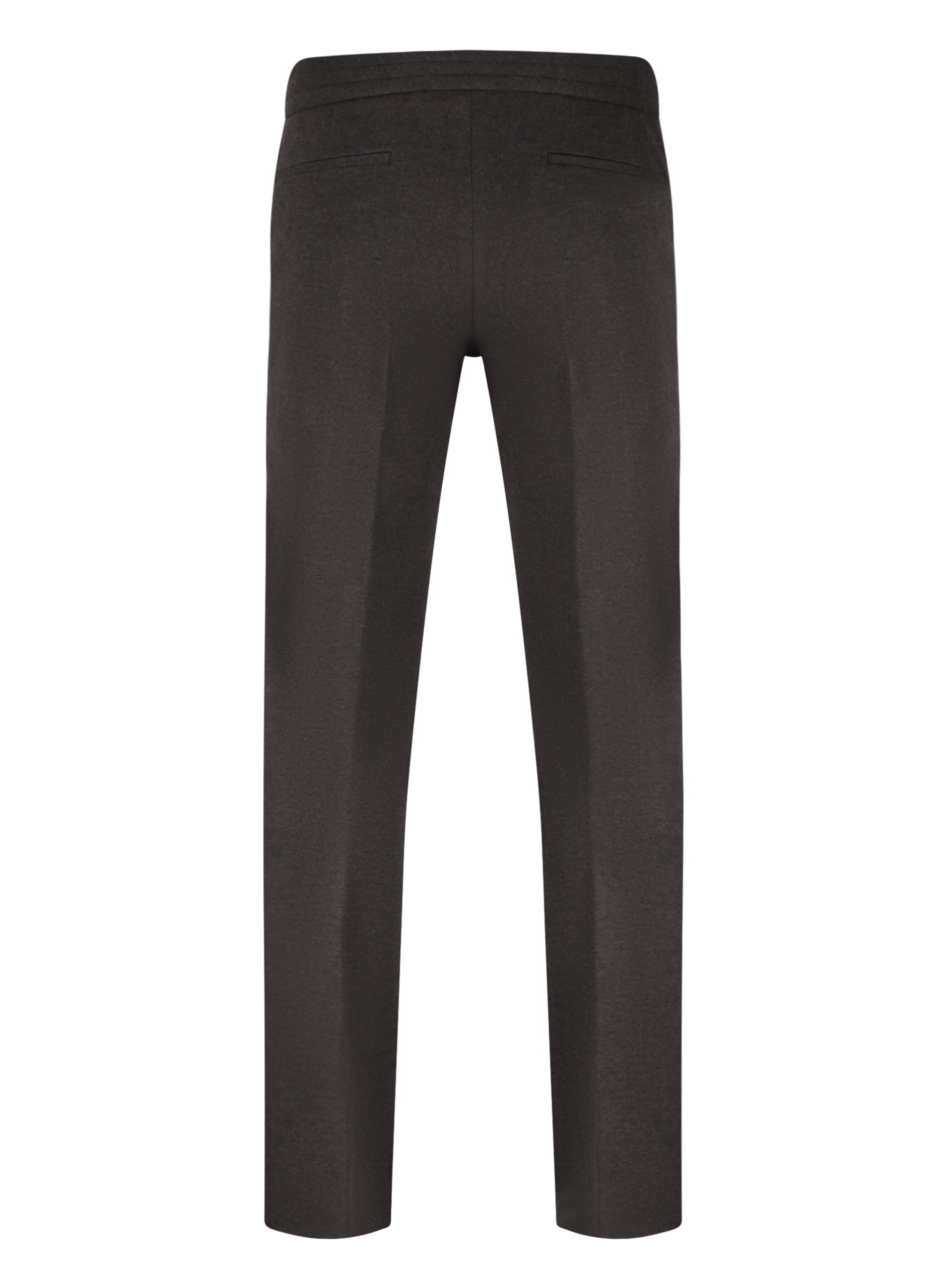 Jog pantalon van virgin wol | TAUPE