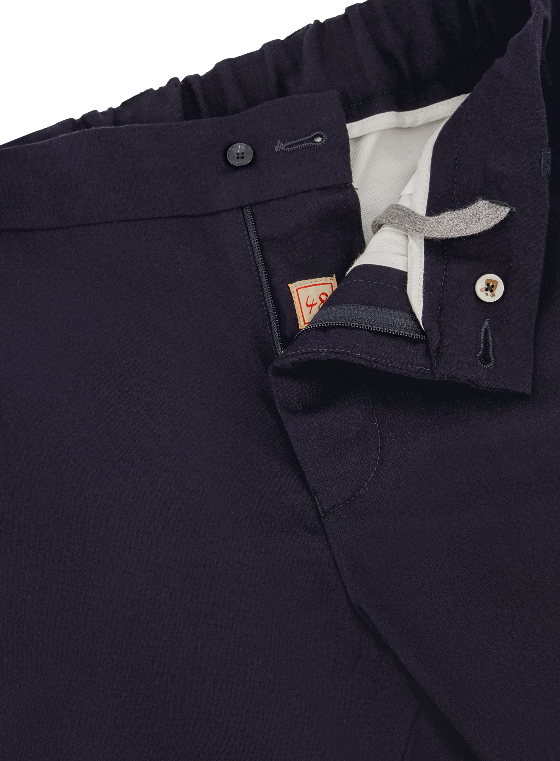 Jog pantalon van wol en cashmere | FULL_WIDTH | BLUE NAVY