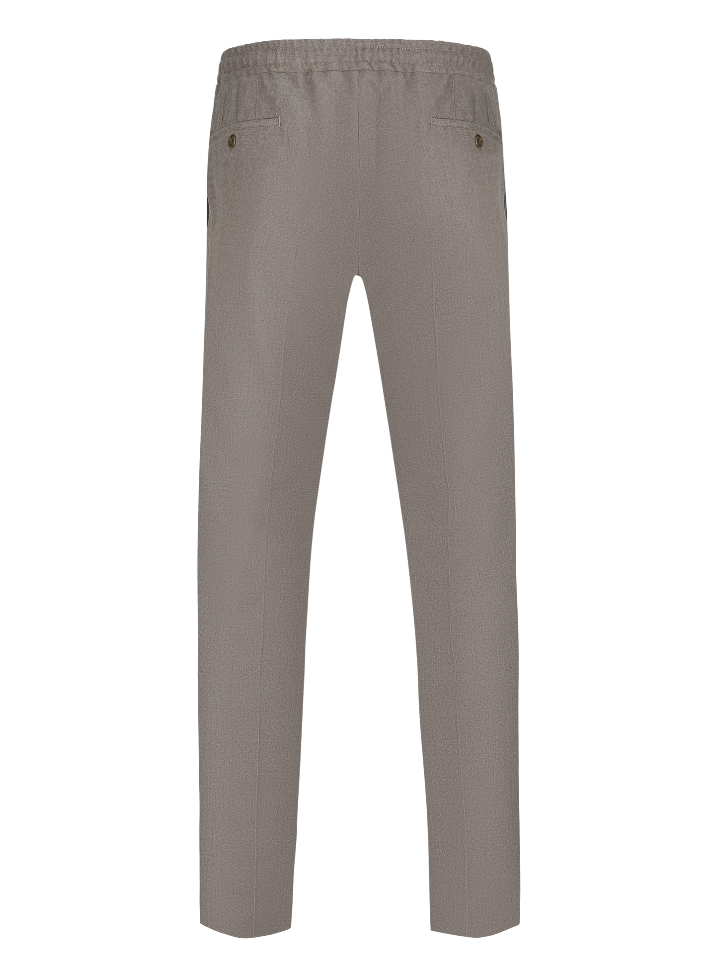 Jog pantalon van virgin wol en cashmere | TAUPE