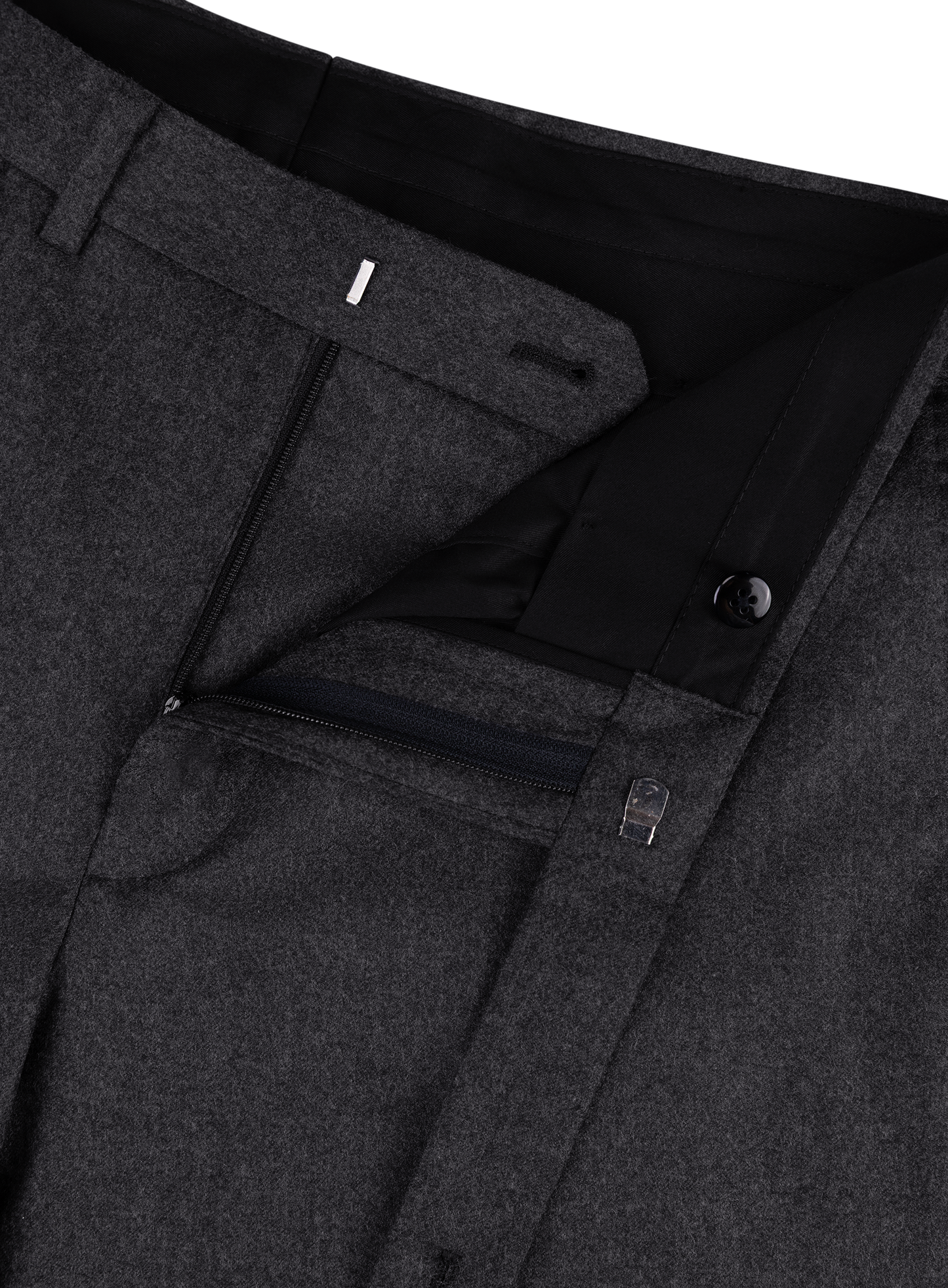 Pantalon van wol | FULL_WIDTH | Antraciet