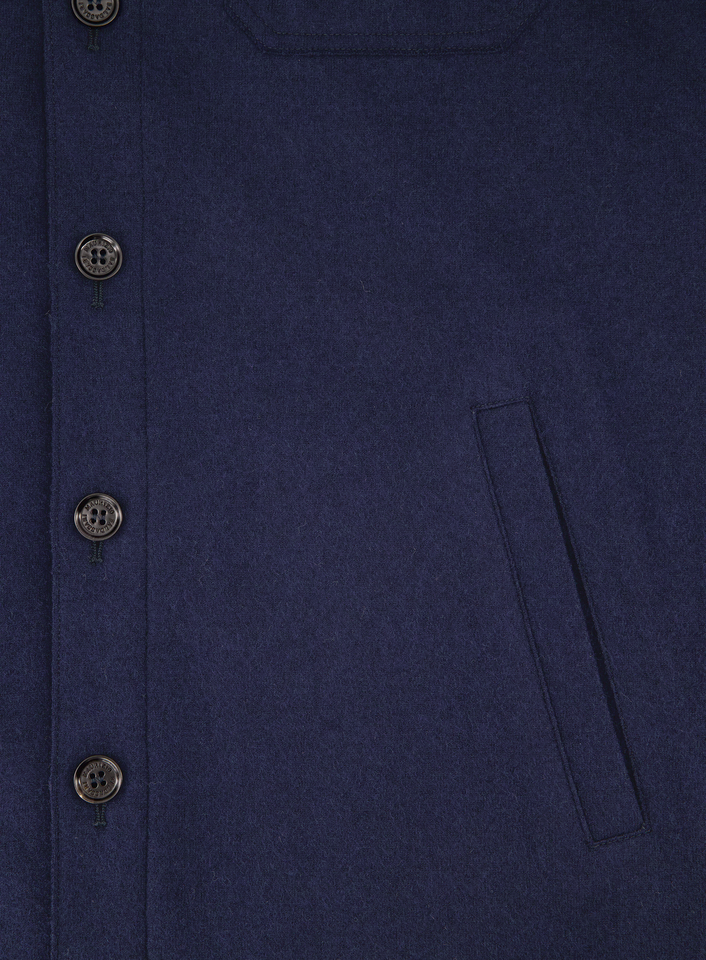 Overshirt van wol en cashmere | FULL_WIDTH | BLUE NAVY