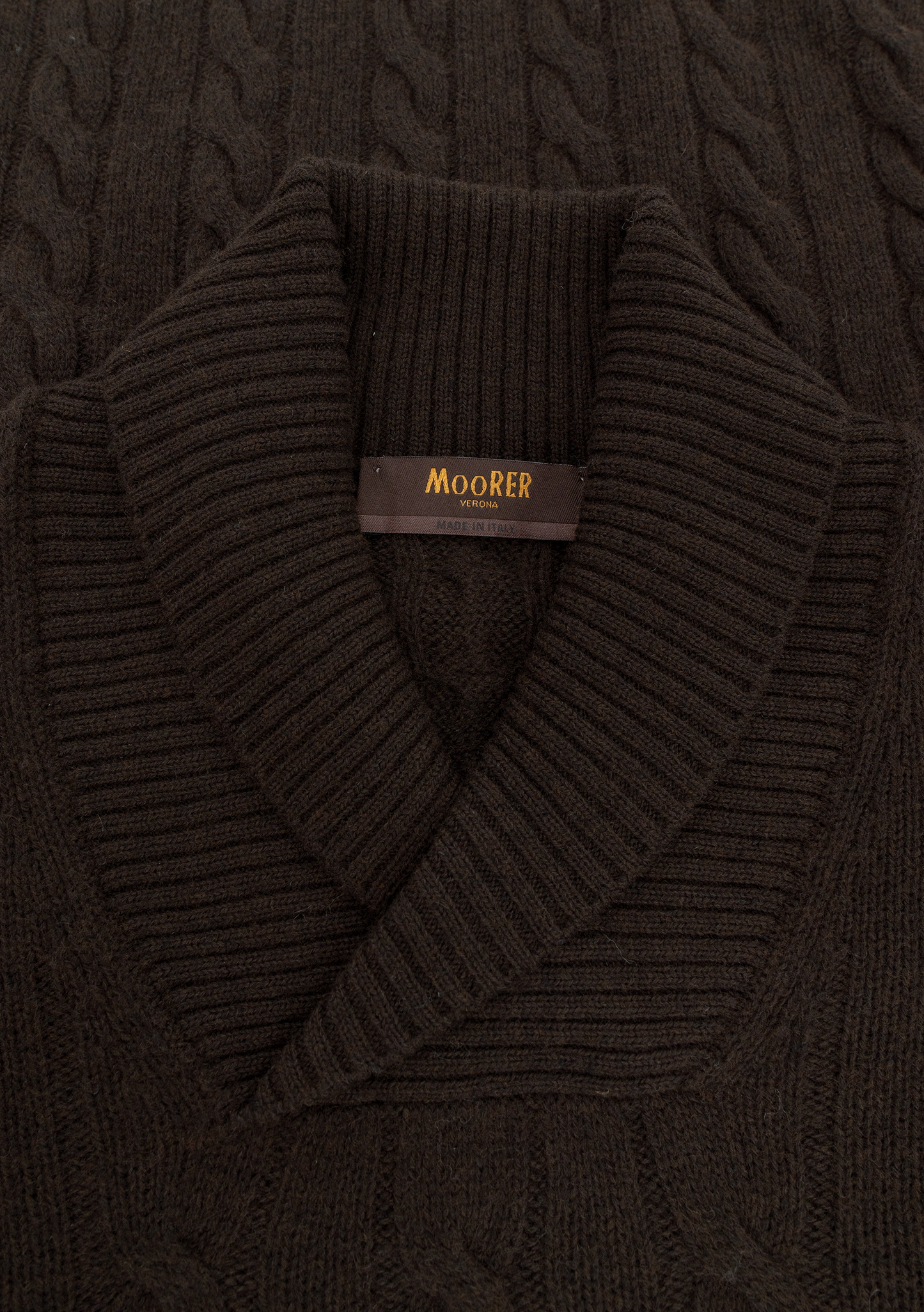 Kabelgebreide trui van wol, zijde en cashmere | FULL_WIDTH | D.Bruin