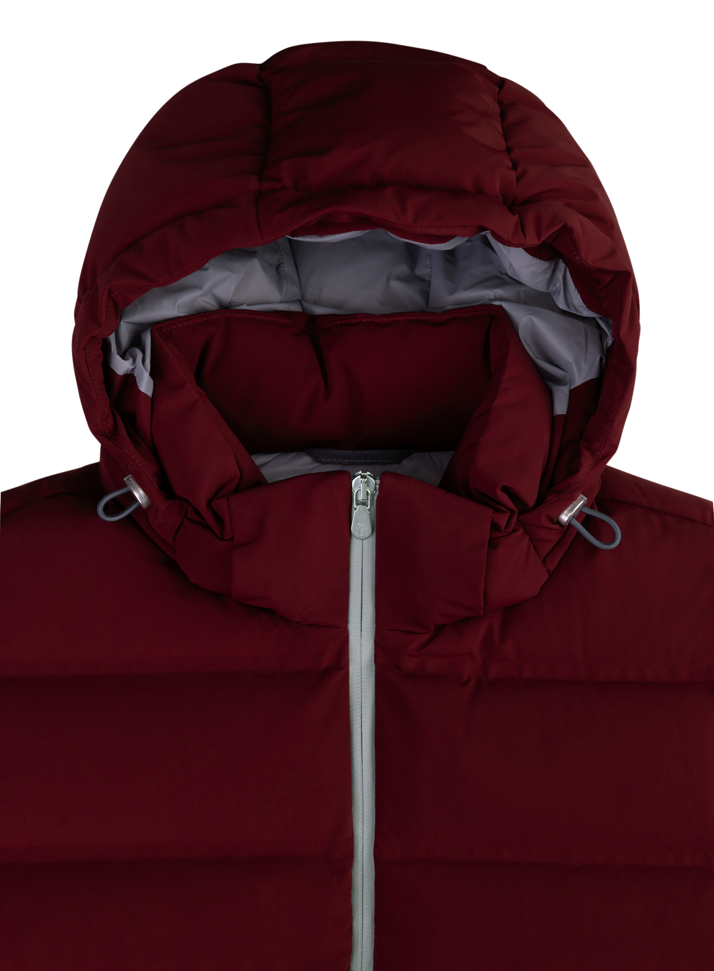 Gewatteerde bodywarmer met capuchon | FULL_WIDTH | Rood