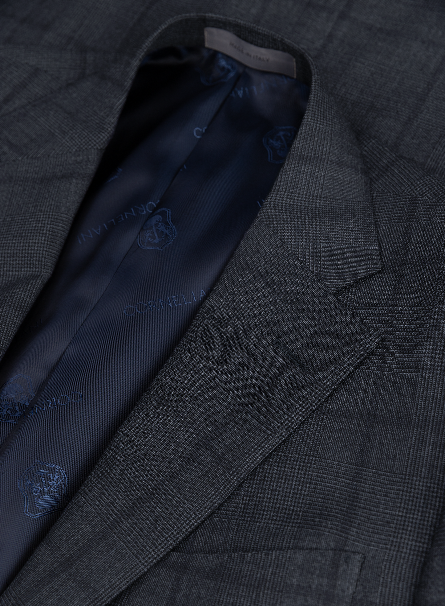 Geruit pak van wol | FULL_WIDTH | Blauw