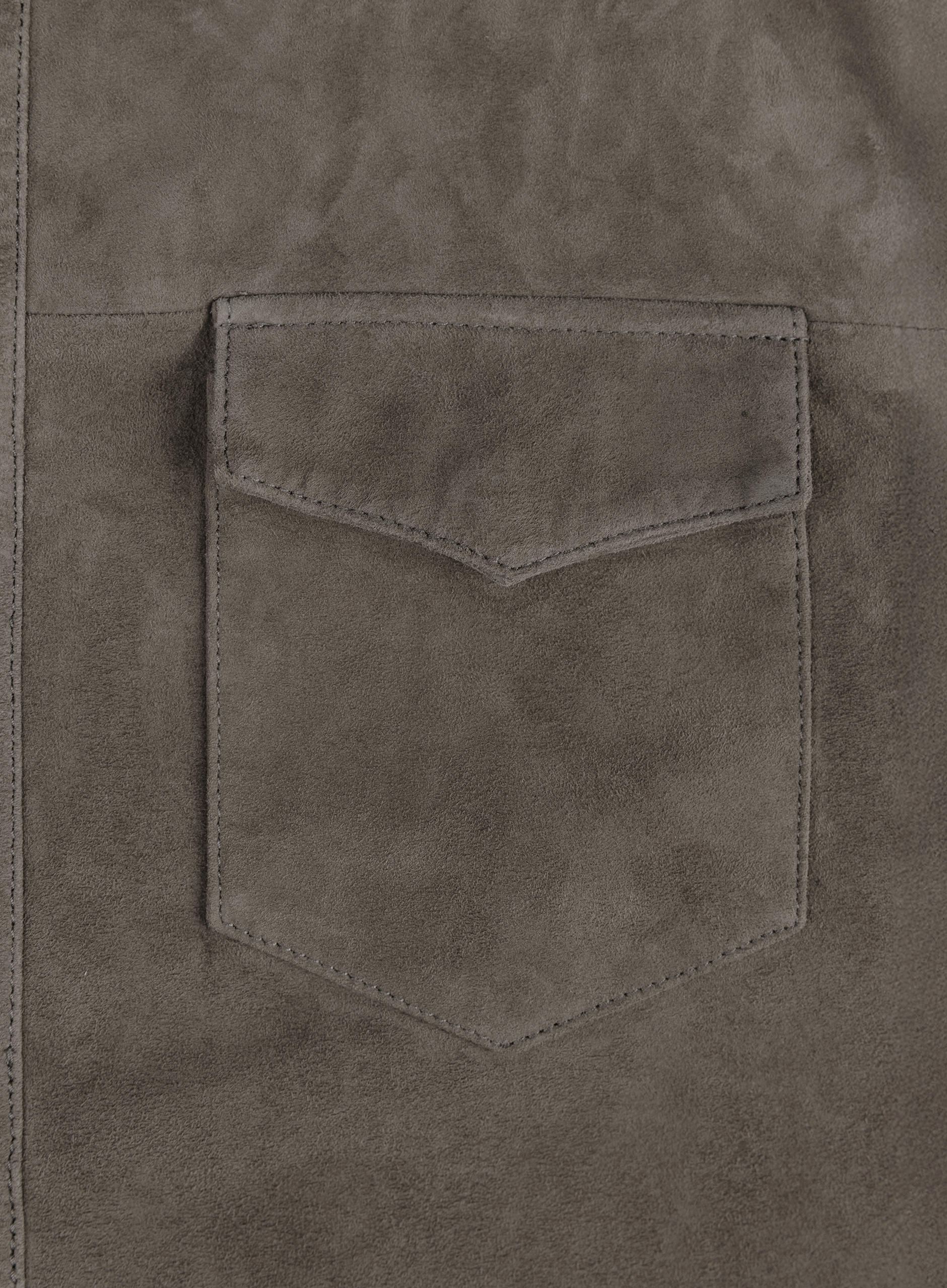 Robert overshirt van suède | FULL_WIDTH | Grijs