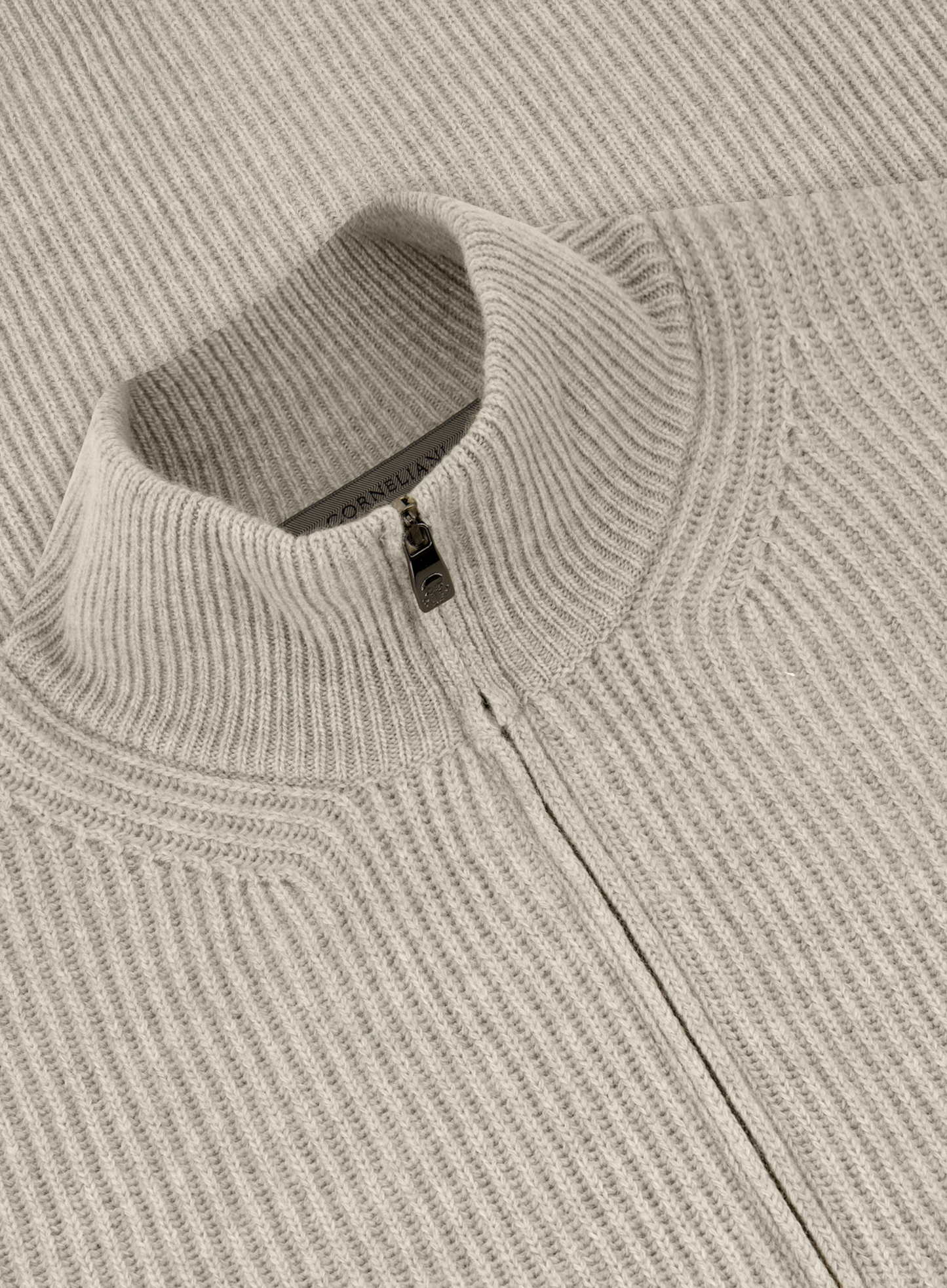 Ritsvest van wol en cashmere | FULL_WIDTH | Beige