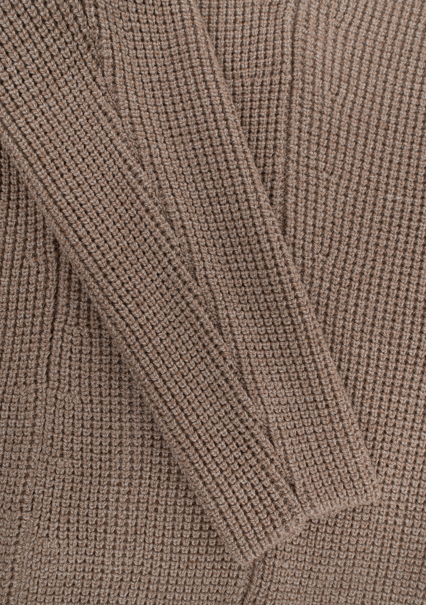 Knitted cardigan van scheerwol | FULL_WIDTH | Beige Melee