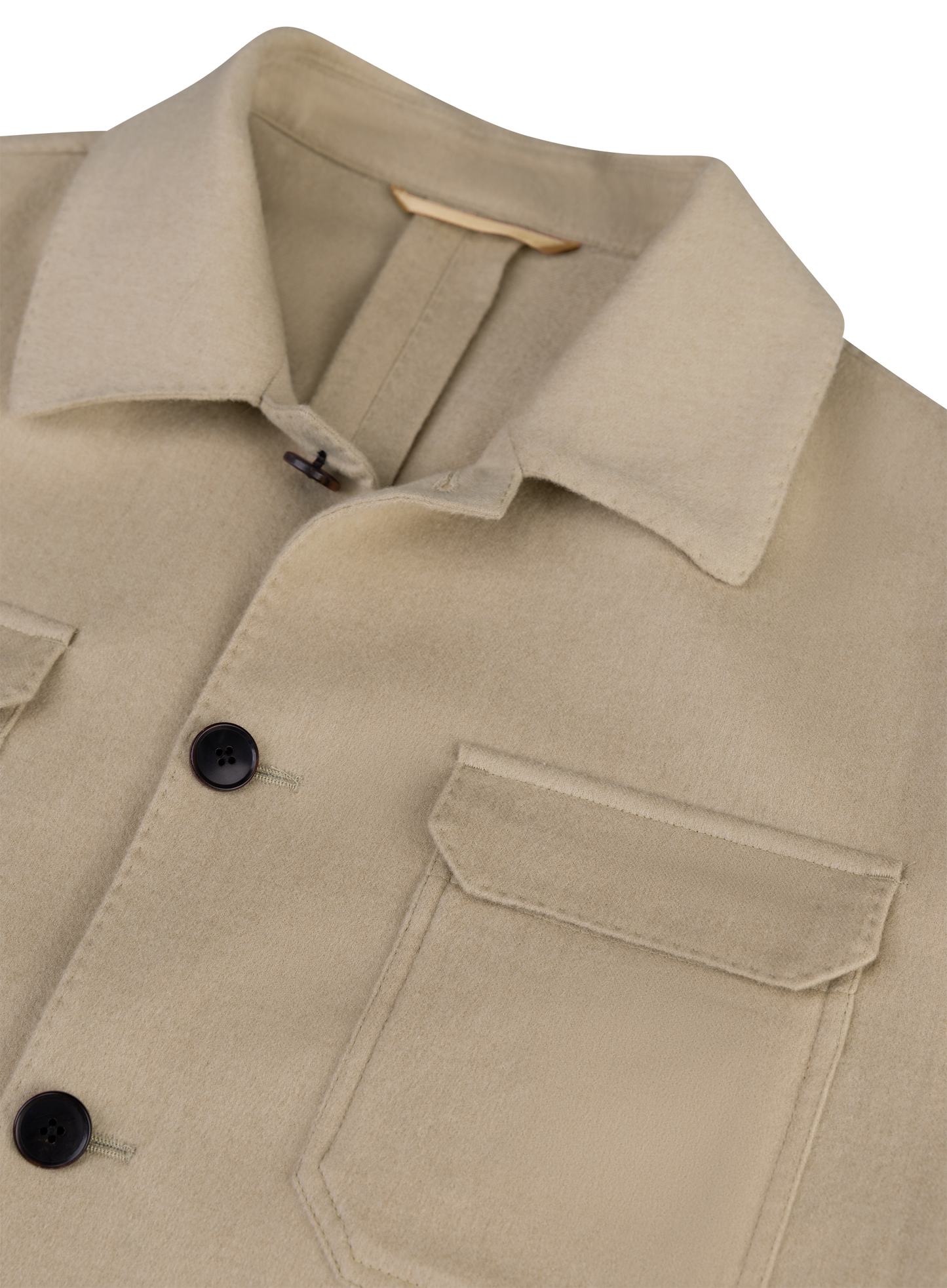 Overshirt van kameelhaar | FULL_WIDTH | Beige