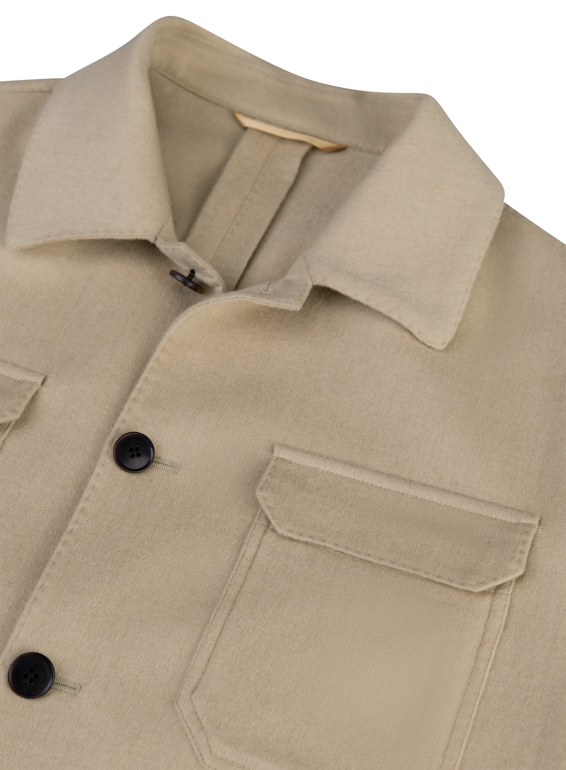 Overshirt van kameelhaar | FULL_WIDTH | Beige
