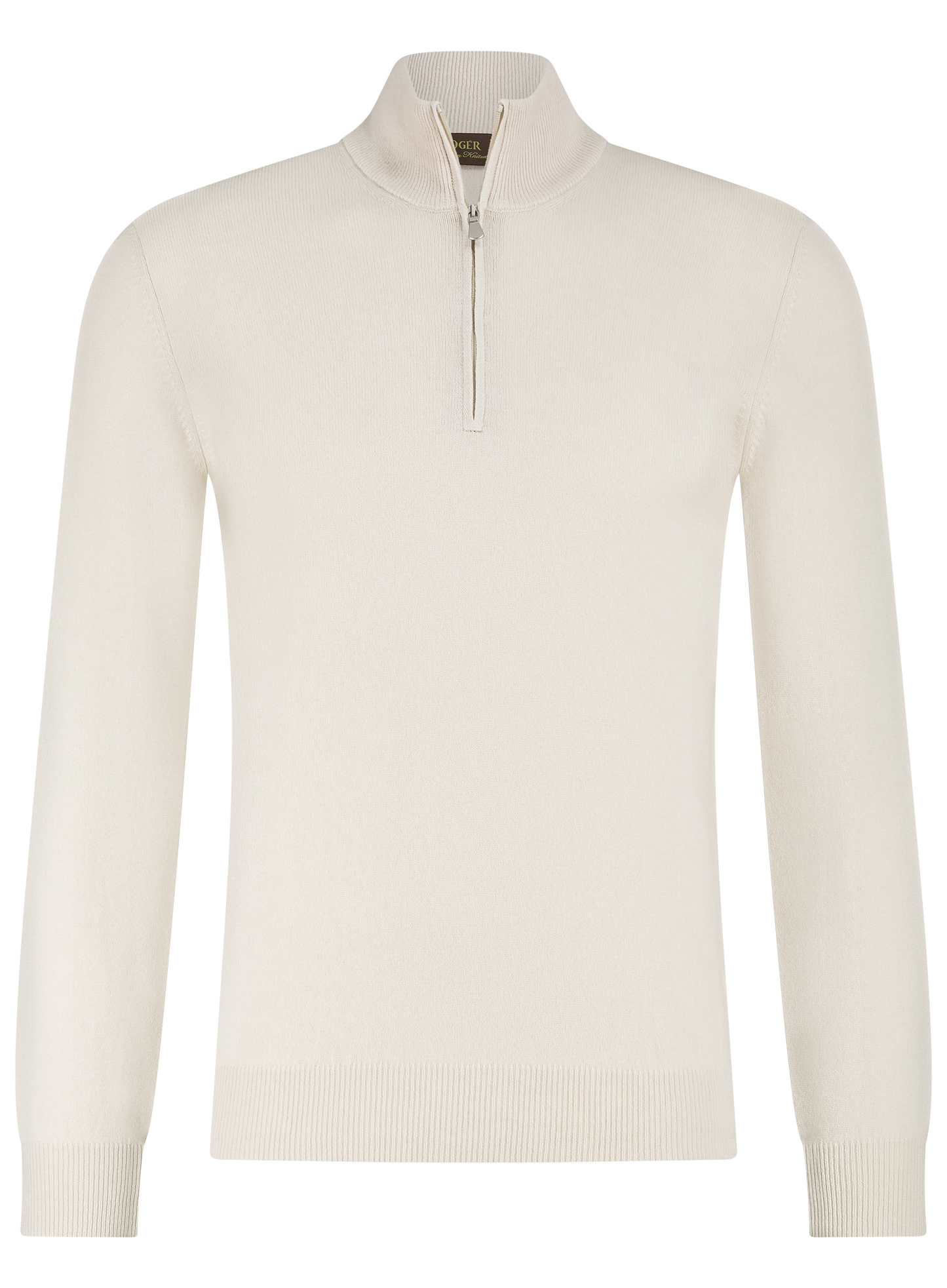 Half-zip trui van wol | L.BEIGE