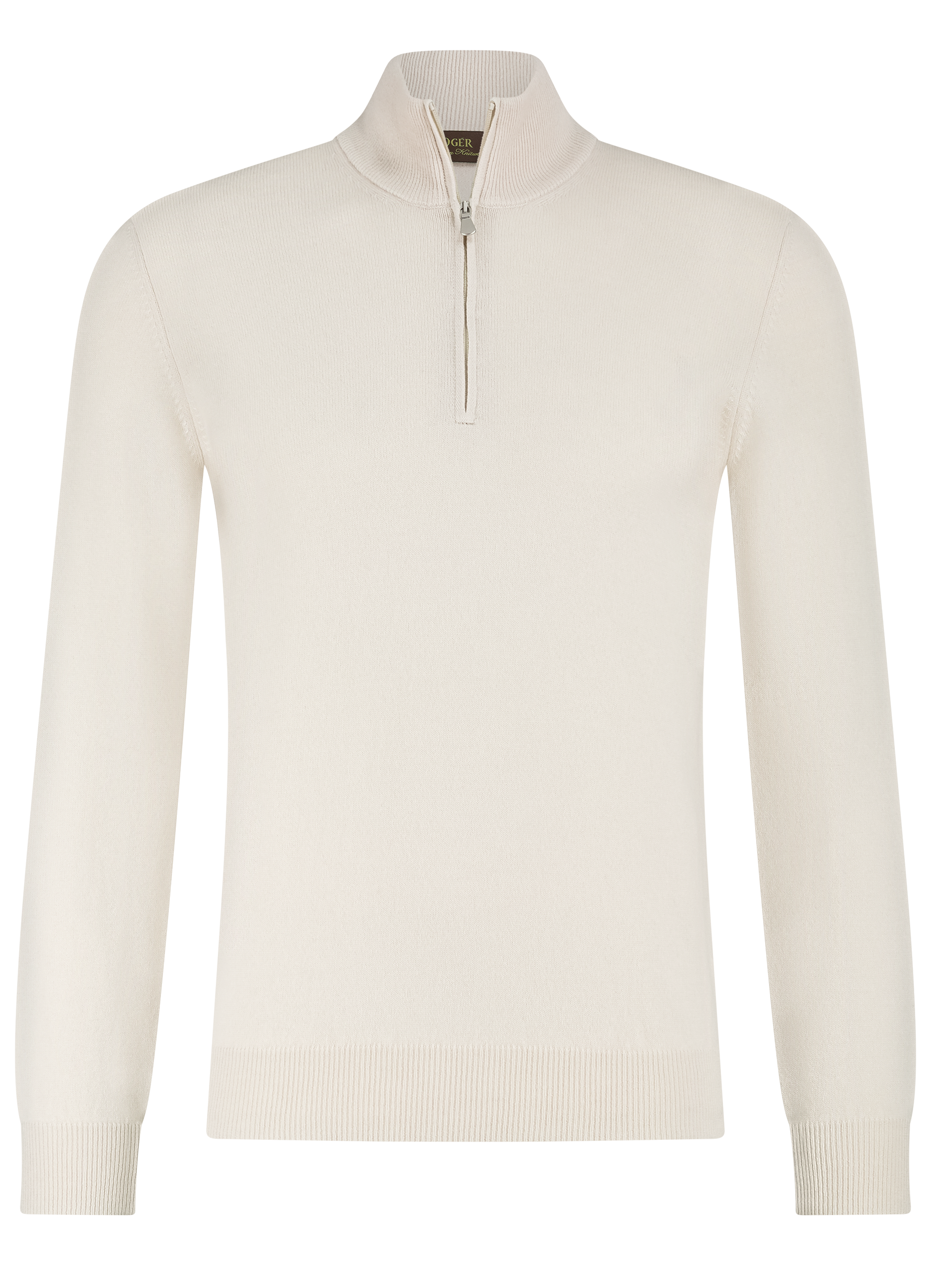 Half-zip trui van wol | L.BEIGE