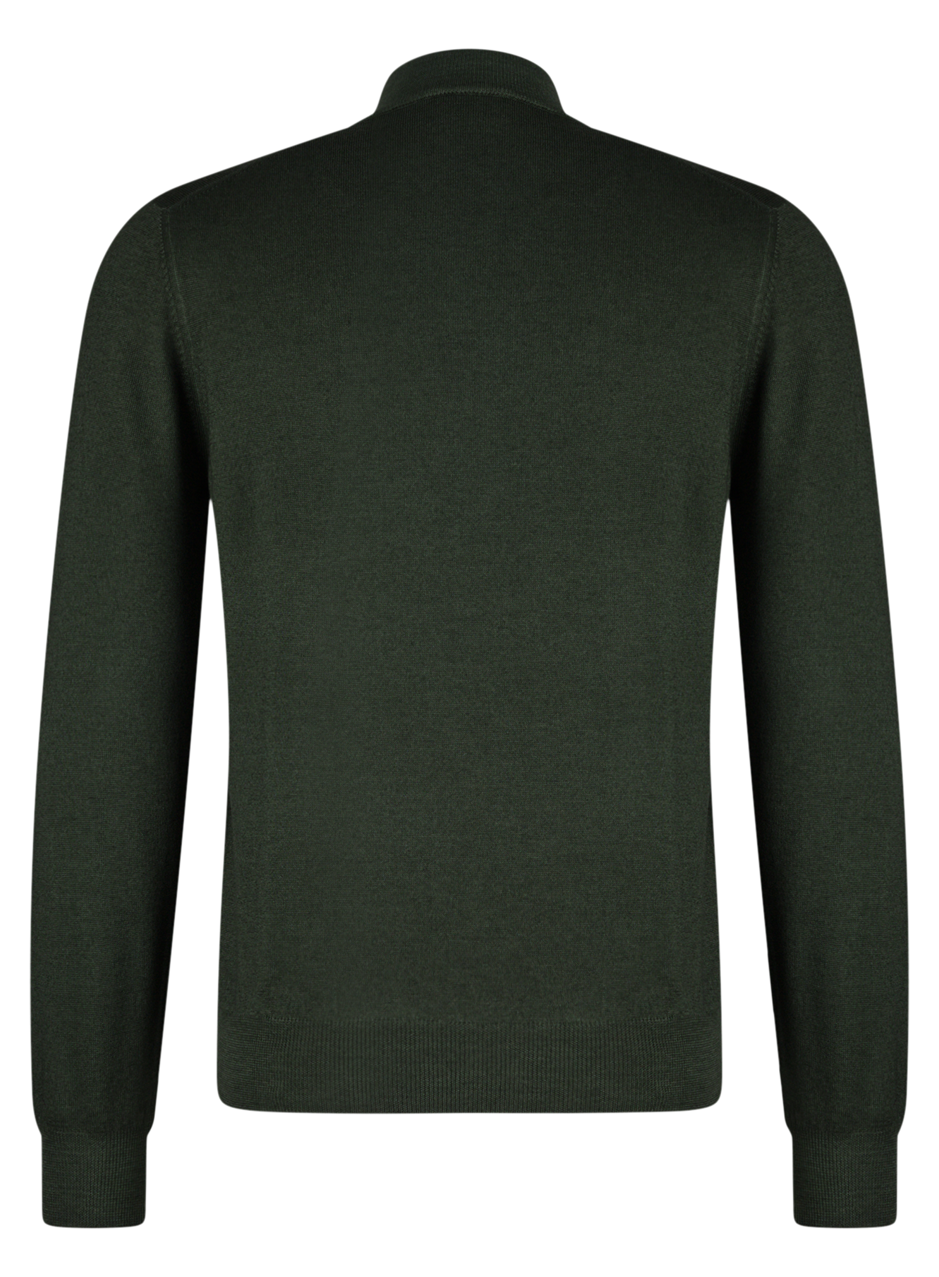 Virgin wollen ritsvest | Groen