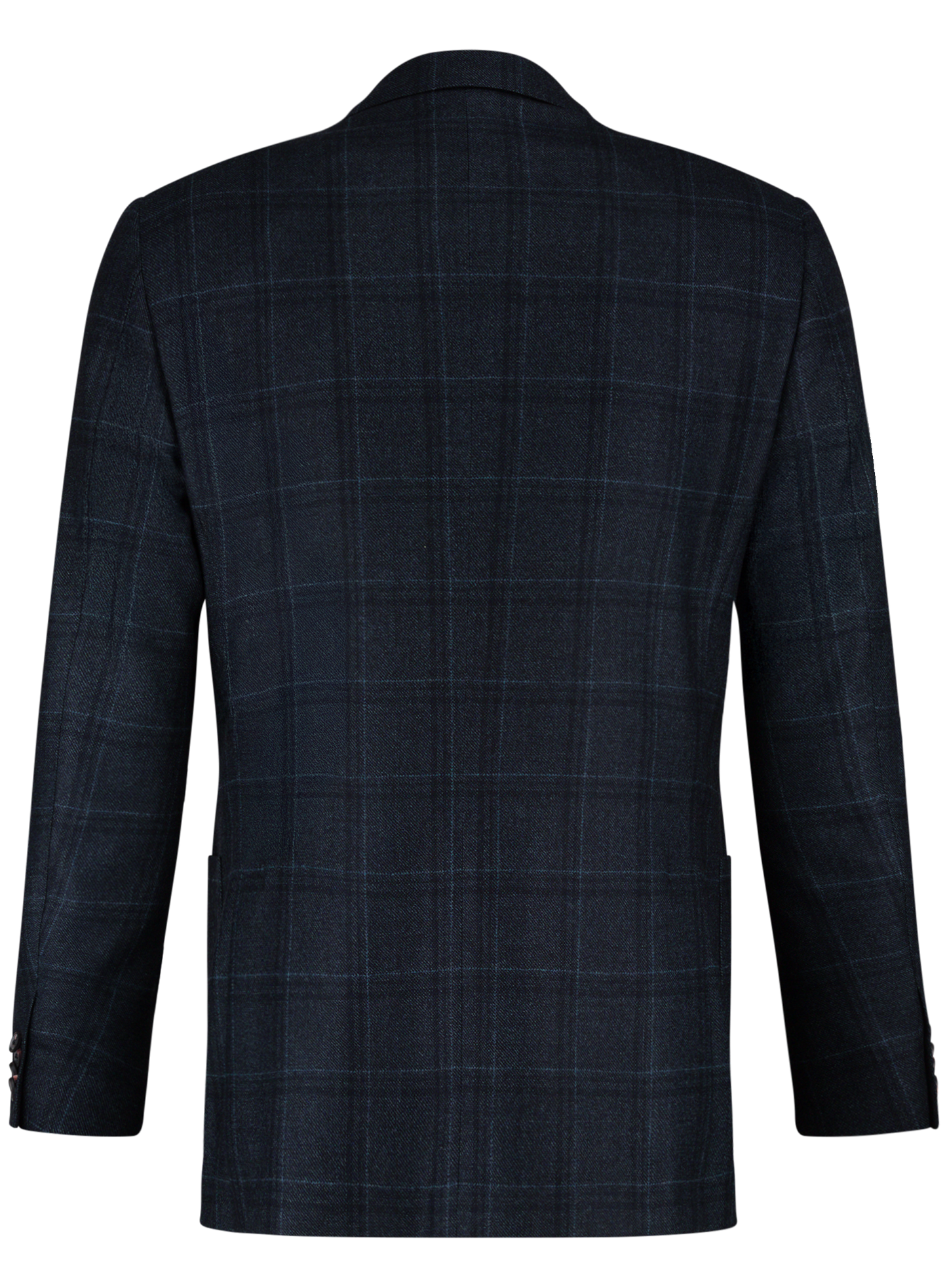 Geruit jasje van wol | BLUE NAVY