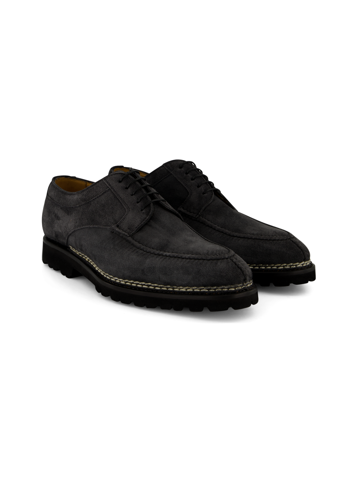 Veterschoenen van suède | D.Grijs