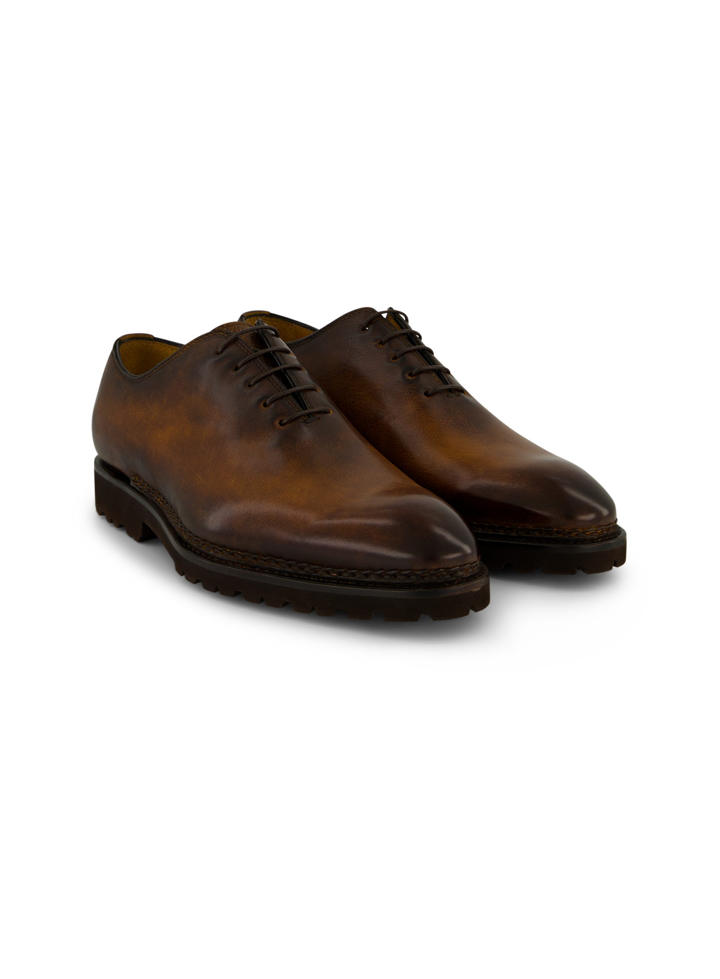 Veterschoenen van leer | D.Bruin