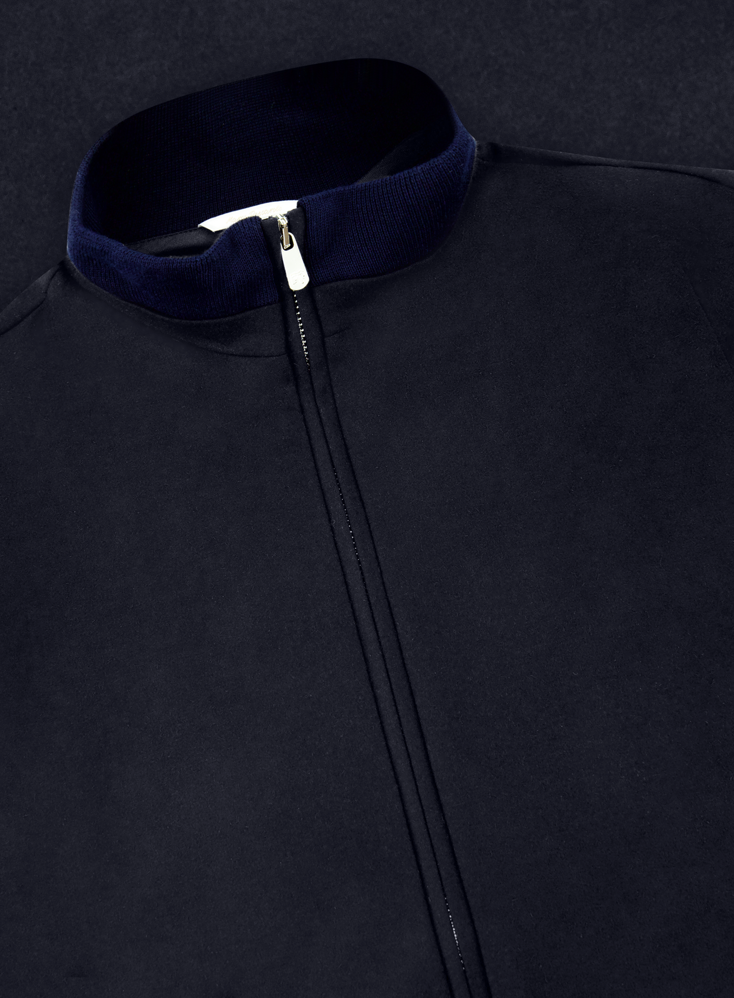 Ritsvest van wol en cashmere | FULL_WIDTH | BLUE NAVY