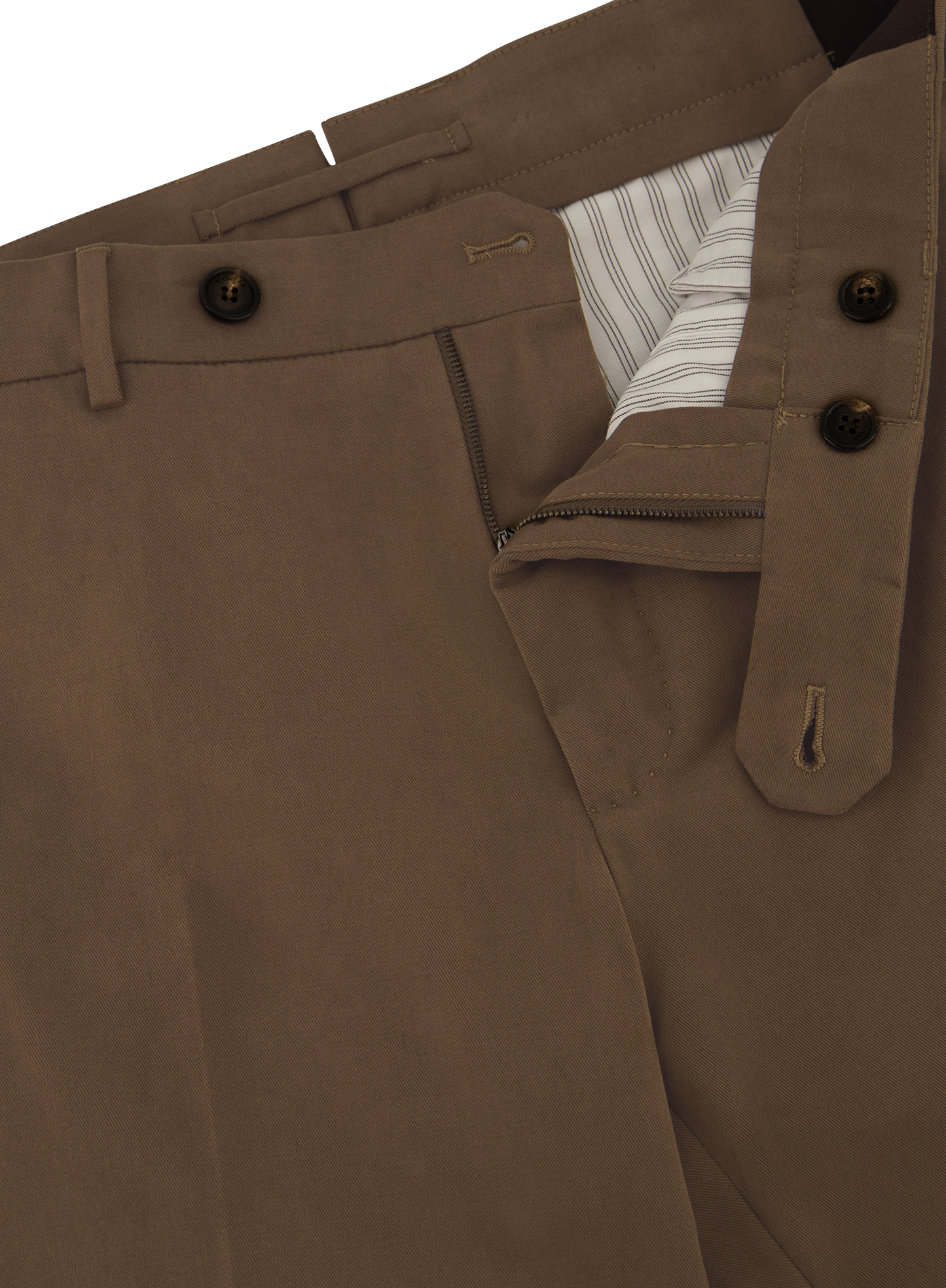 Pantalon van katoen | FULL_WIDTH | Licht Bruin