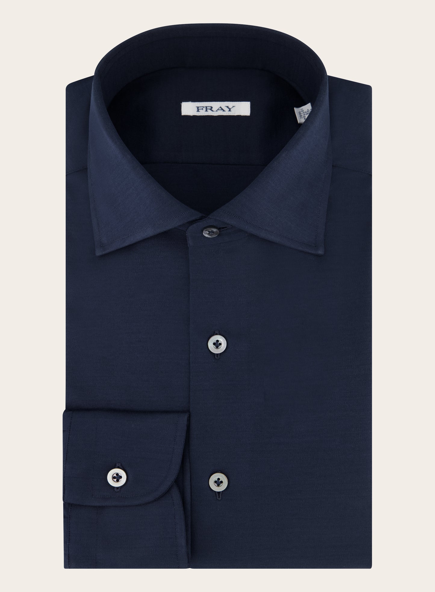 Regular-fit Gabriel shirt van katoen jersey | BLUE NAVY