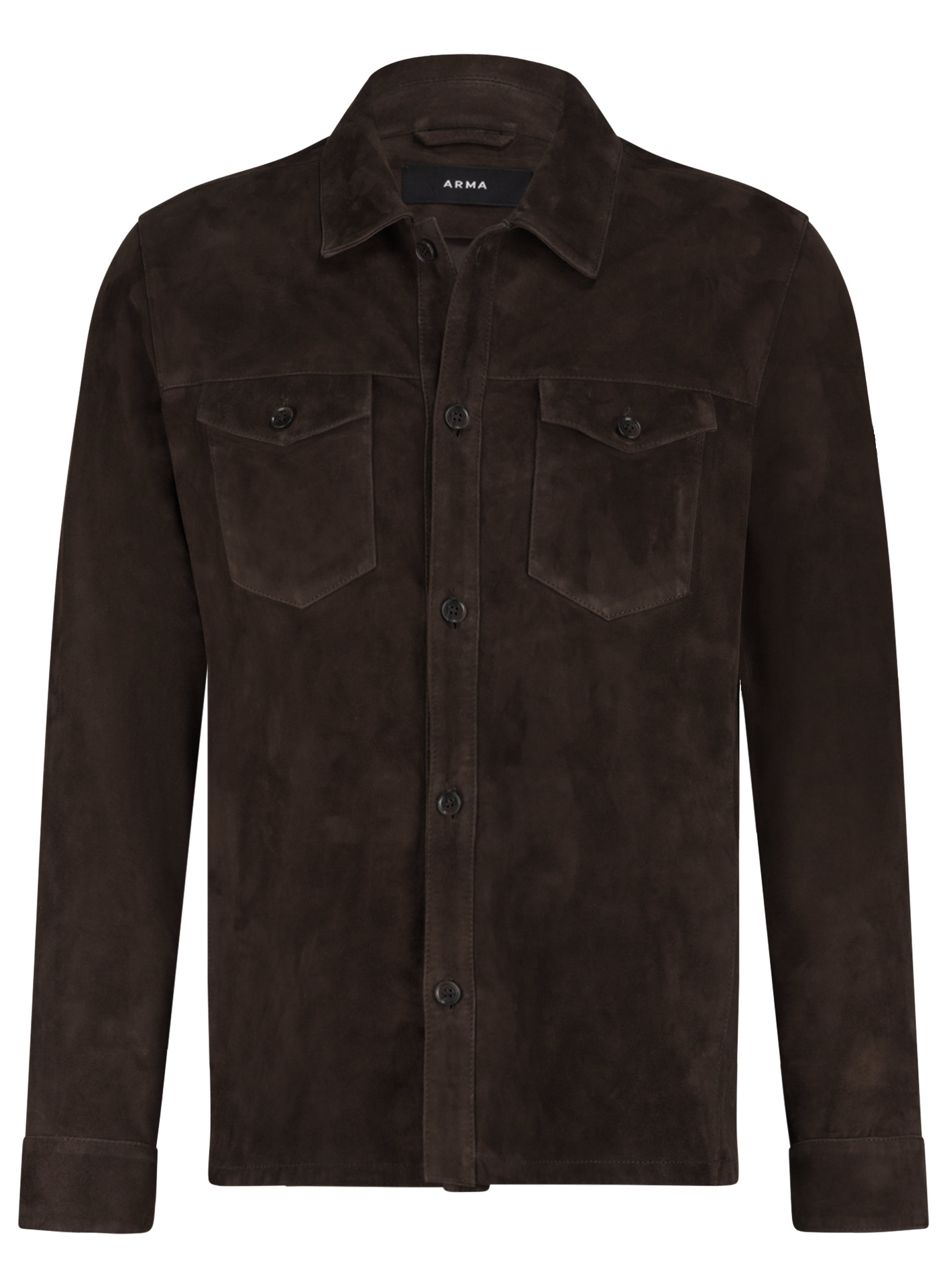 Dex overshirt van suėde | D.Bruin