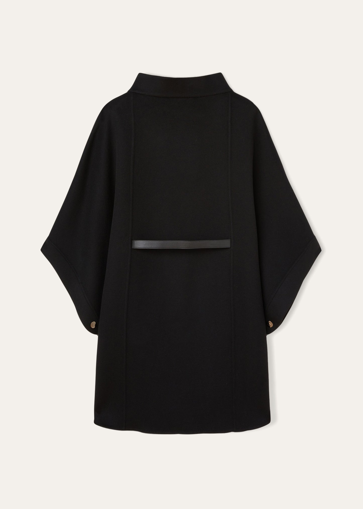 Cashmere Cape | BG_TRANSPARENT | Zwart