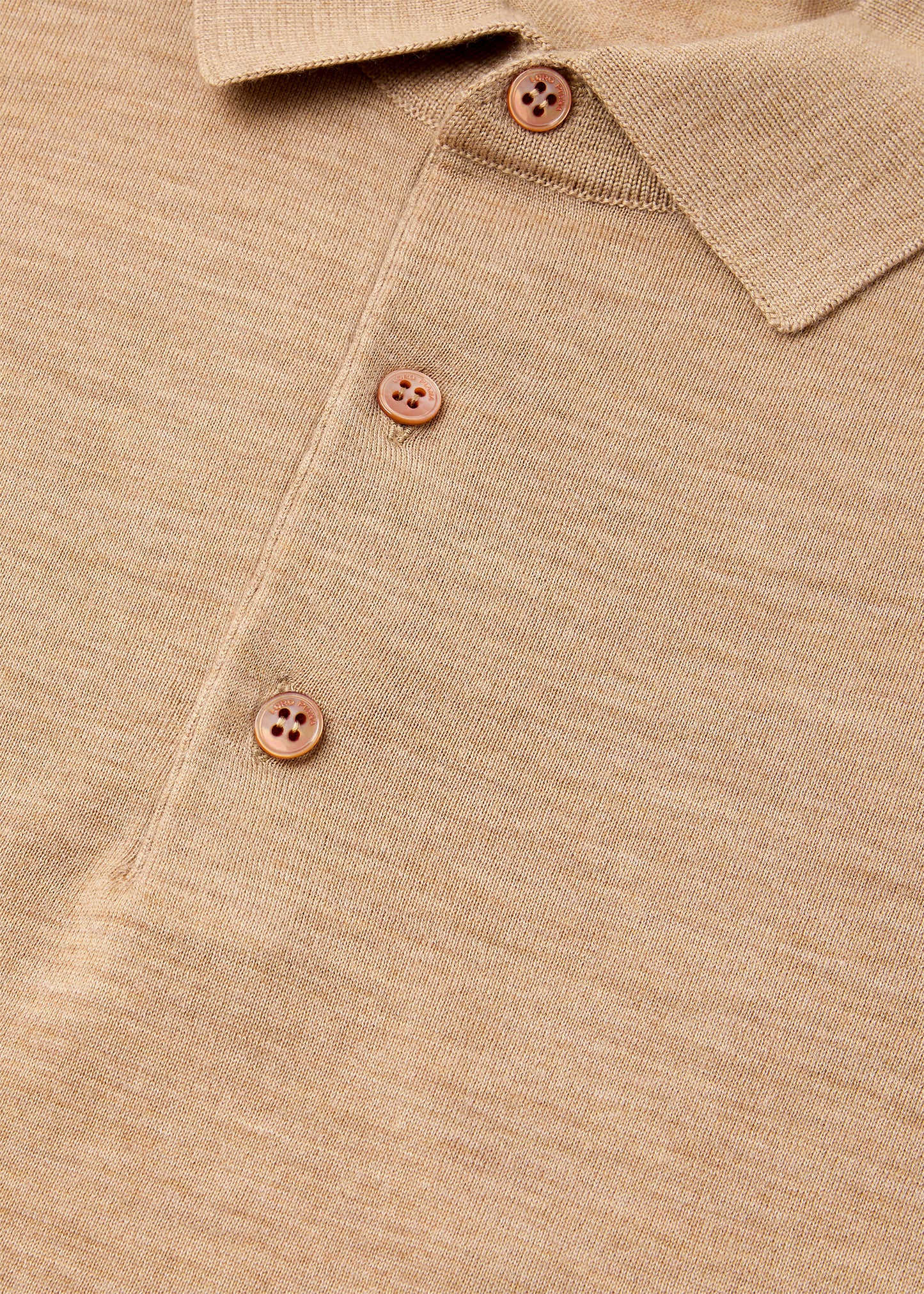 Polo van Wish® Wool | FULL_WIDTH | Camel