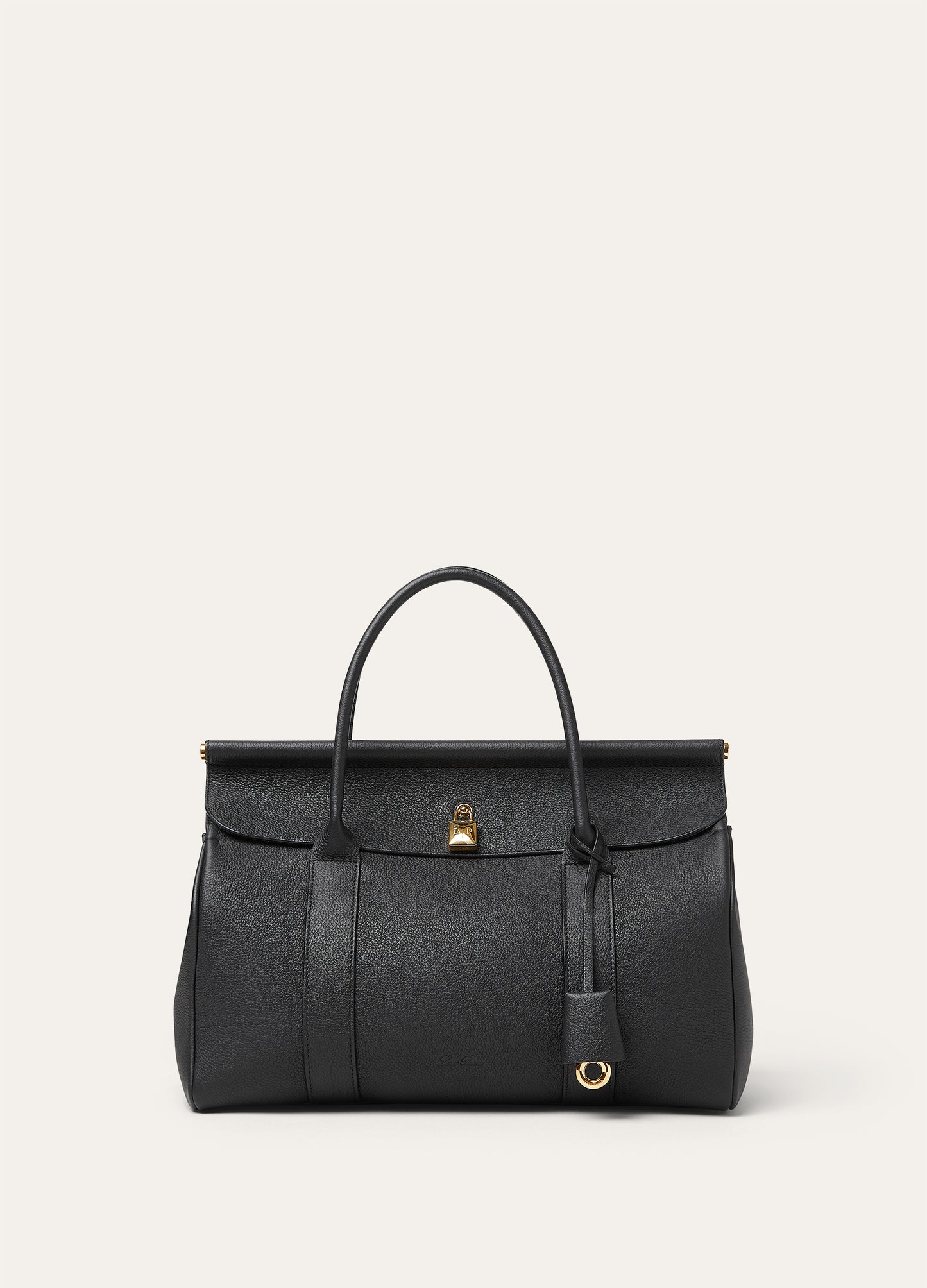 Loom bag van leer | BG_TRANSPARANT | Black